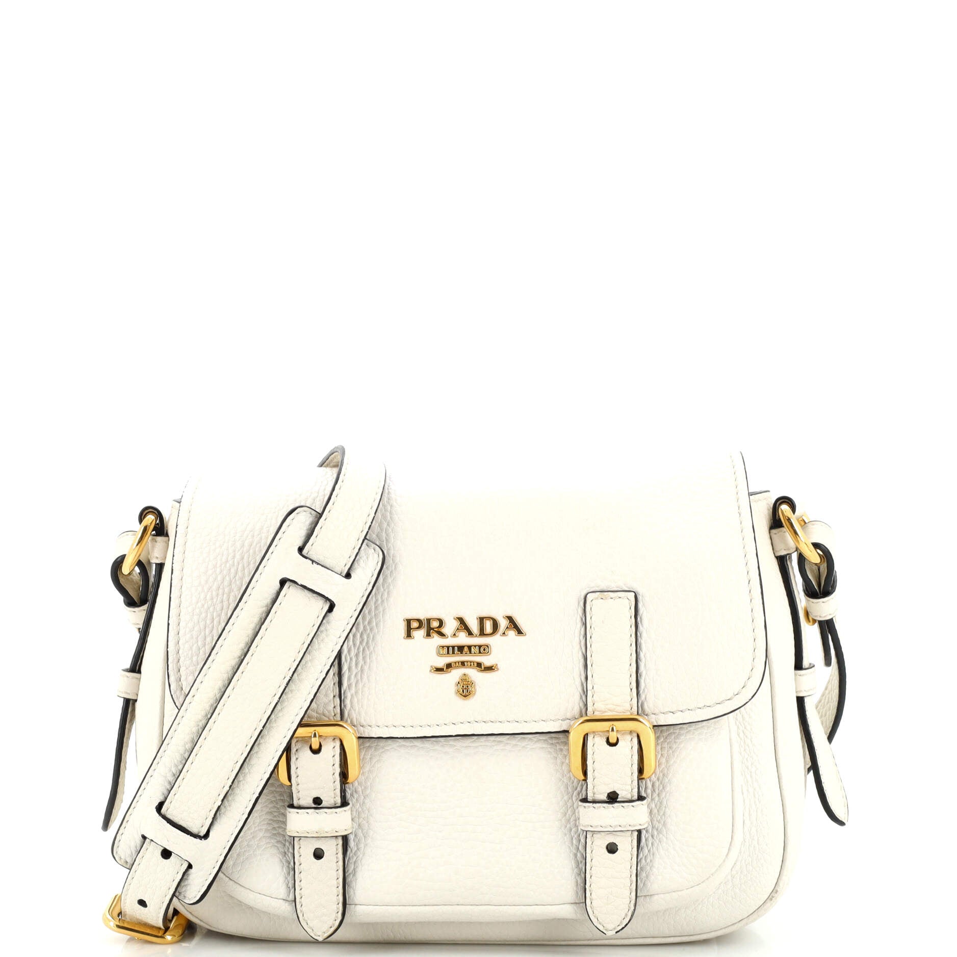 Buckle Messenger Bag Vitello Daino Mini