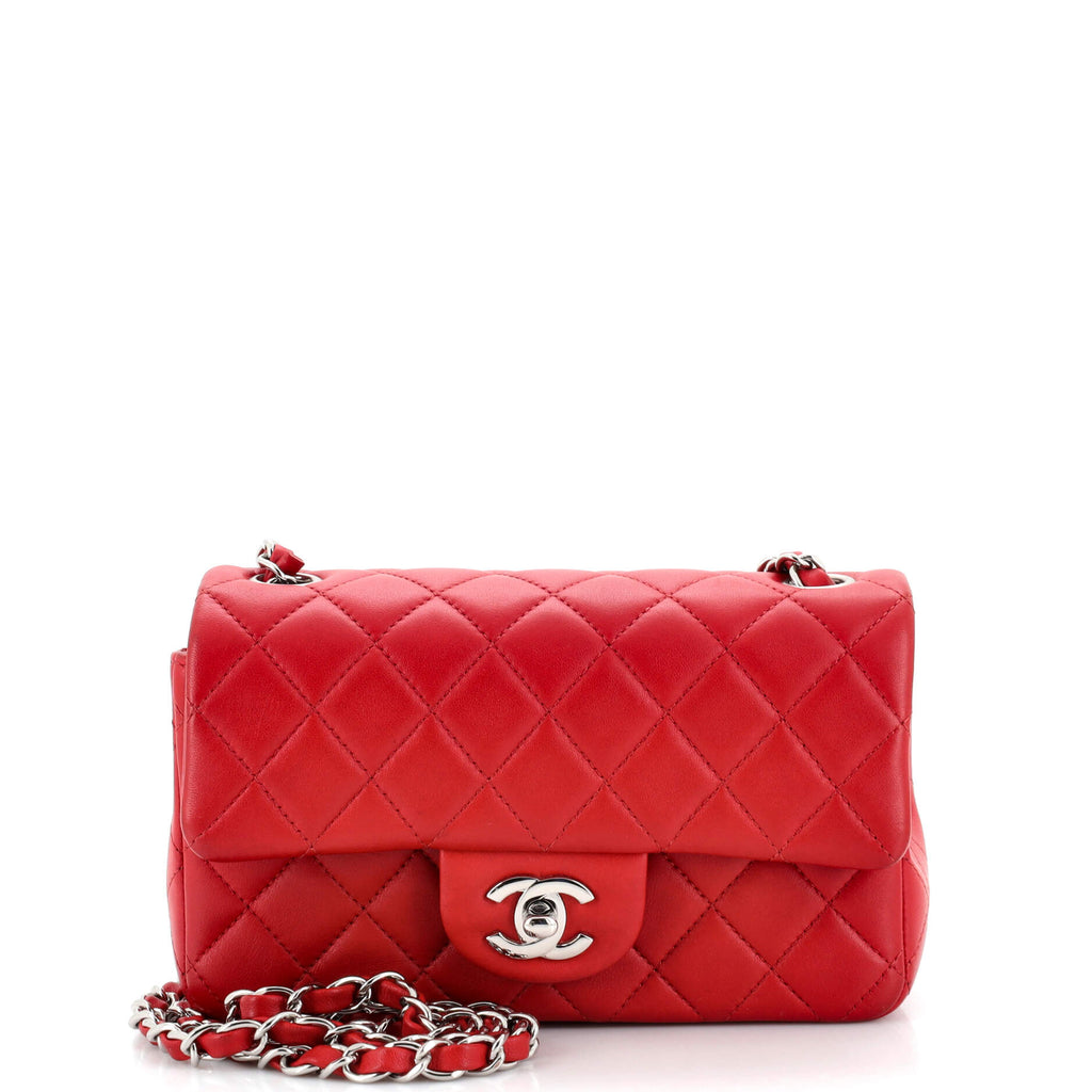 Classic Single Flap Bag Quilted Lambskin Mini