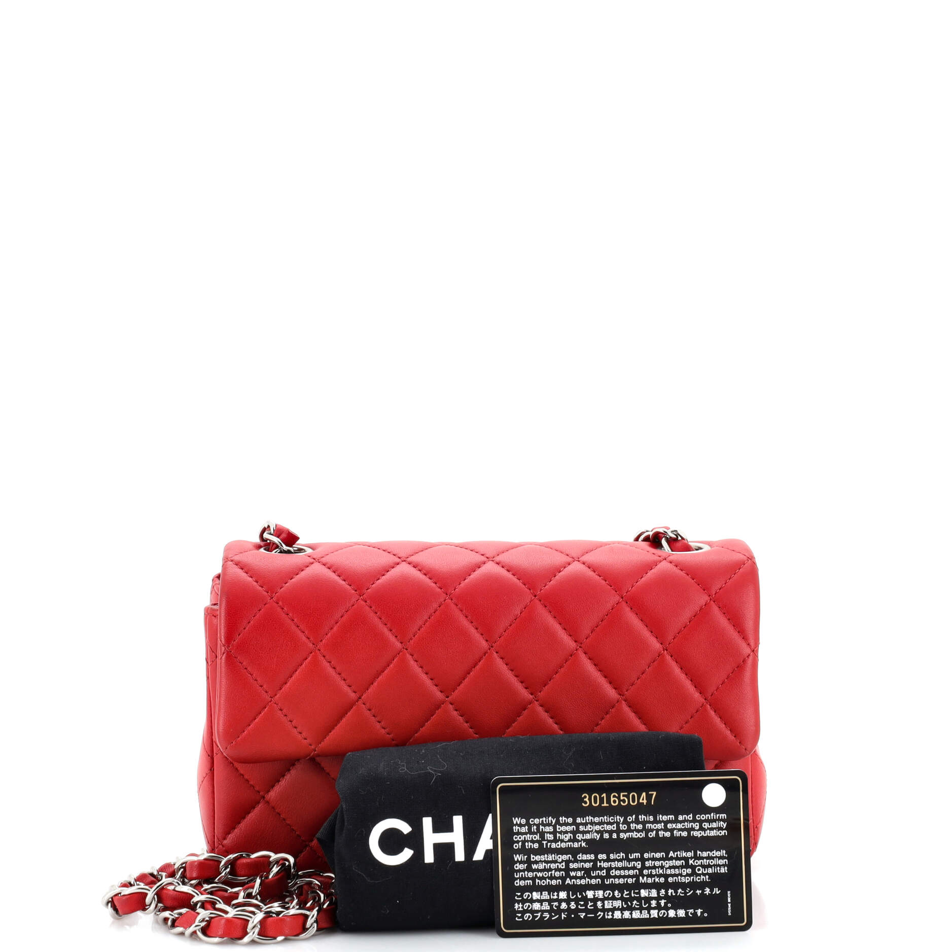 Classic Single Flap Bag Quilted Lambskin Mini