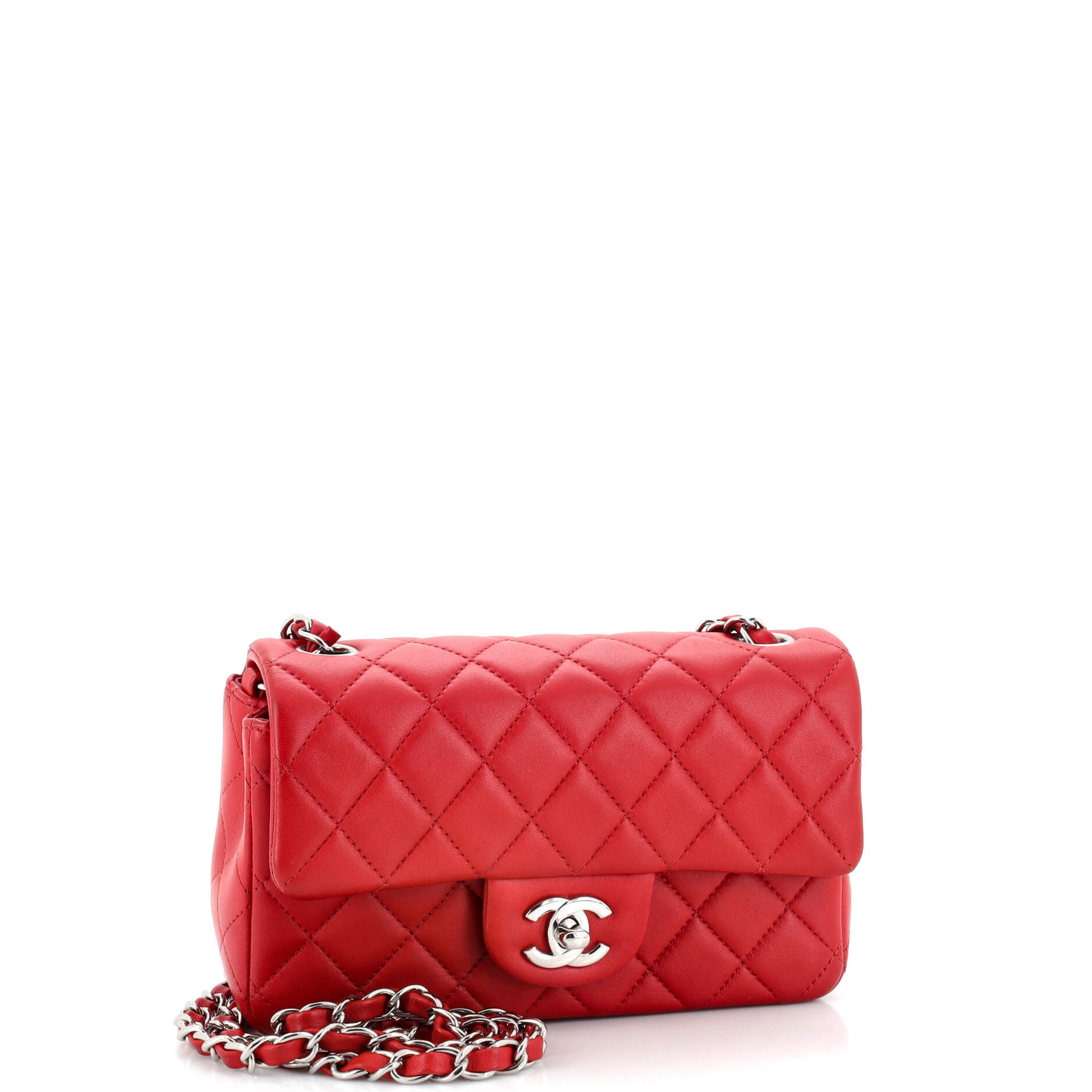 Classic Single Flap Bag Quilted Lambskin Mini