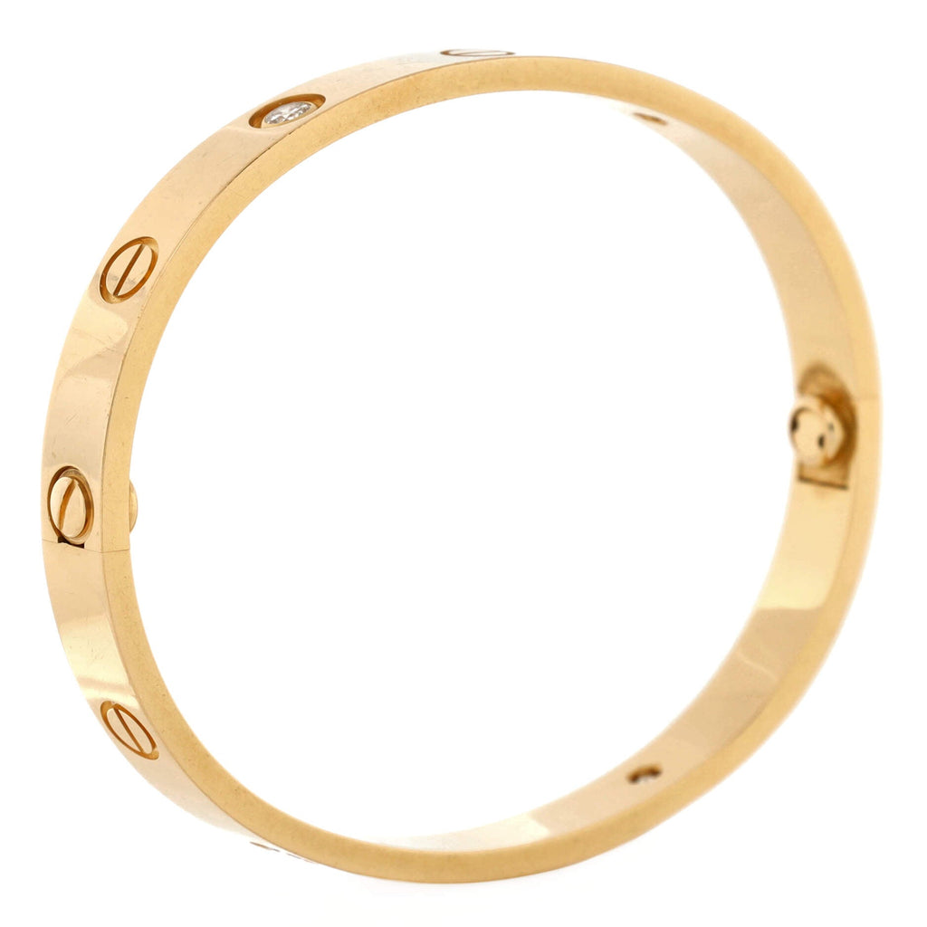 Love 4 Diamond Bracelet 18K Yellow Gold with Diamonds
