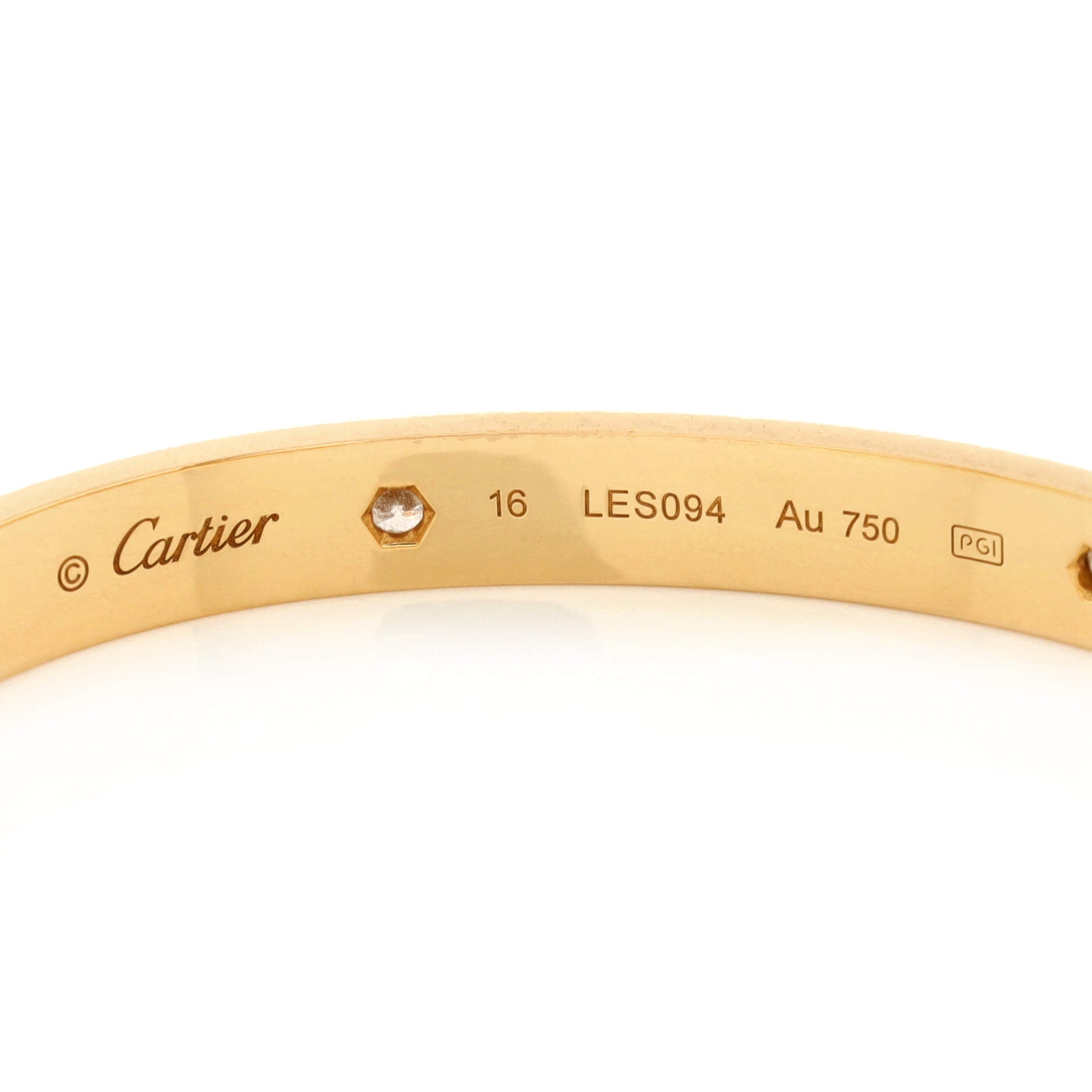Love 4 Diamond Bracelet 18K Yellow Gold with Diamonds