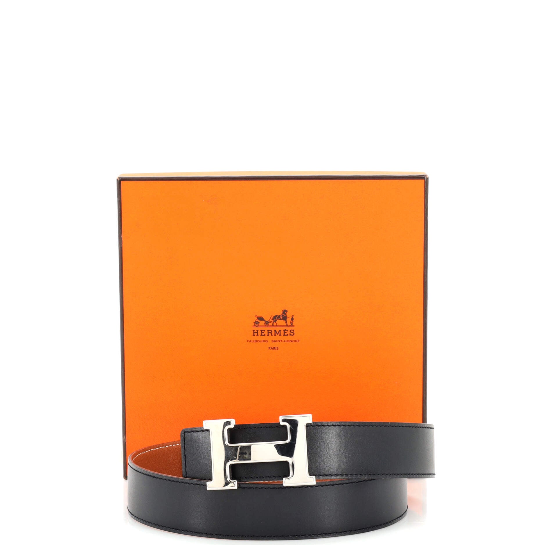 Constance Reversible Belt Leather Medium 75