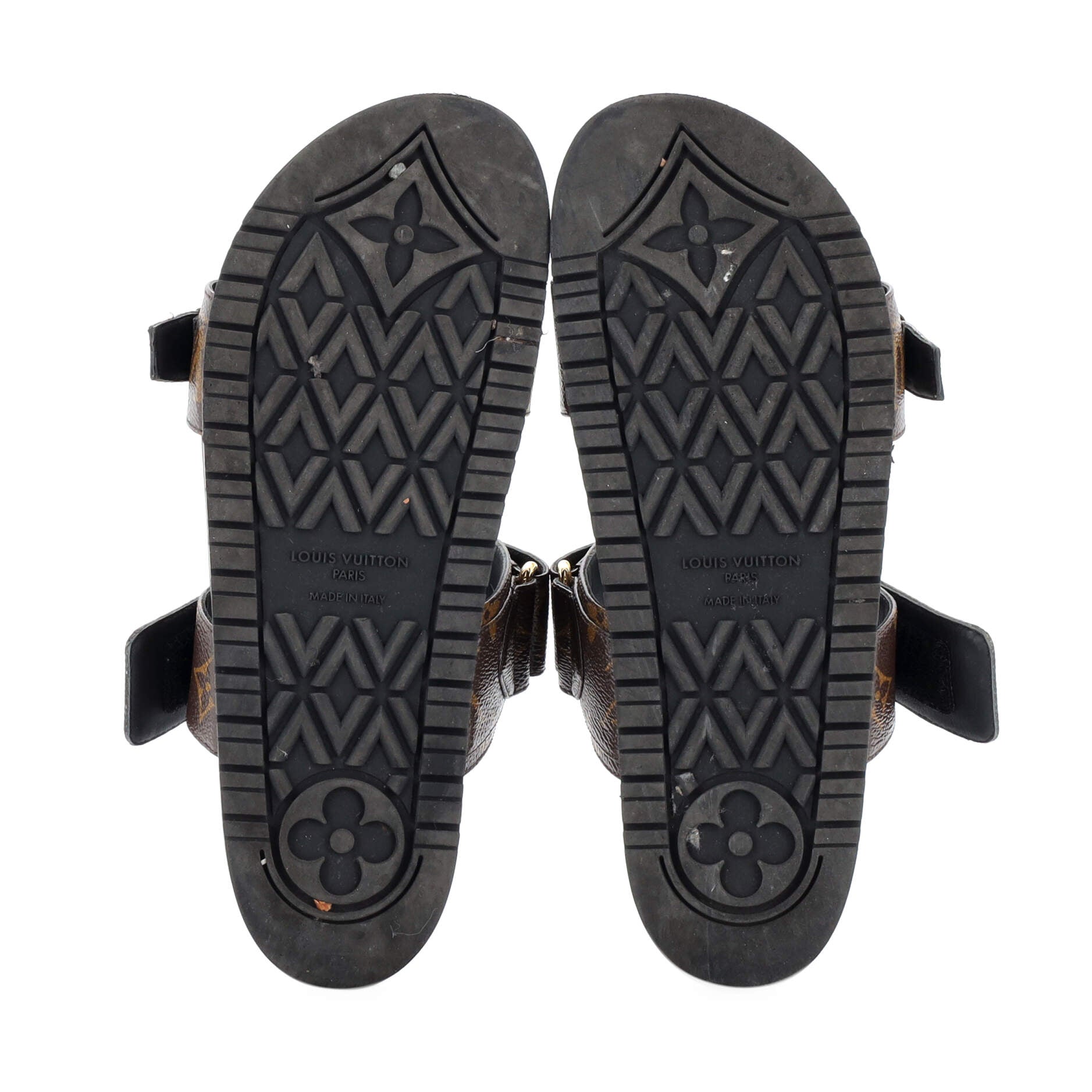 Women's Bom Dia Flat Mules Monogram Canvas