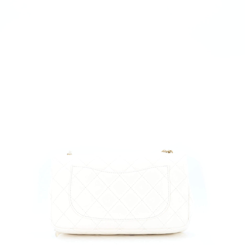 Pearl Crush Flap Bag Quilted Lambskin Mini
