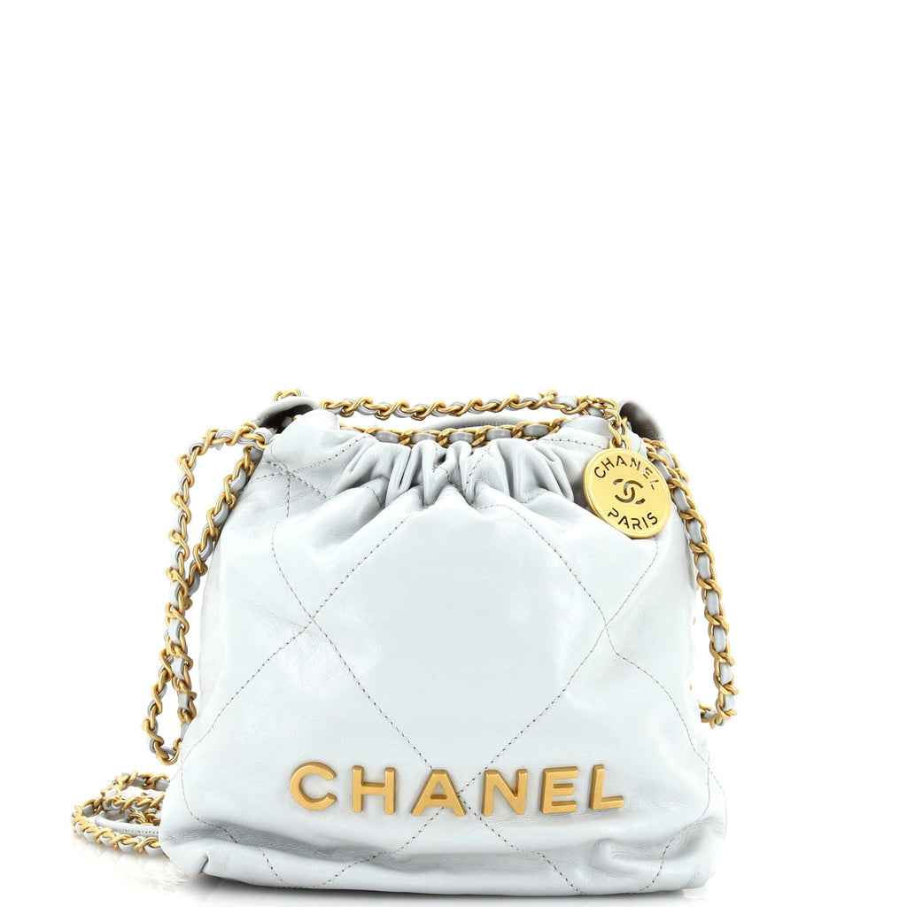 22 Chain Hobo Quilted Calfskin Mini