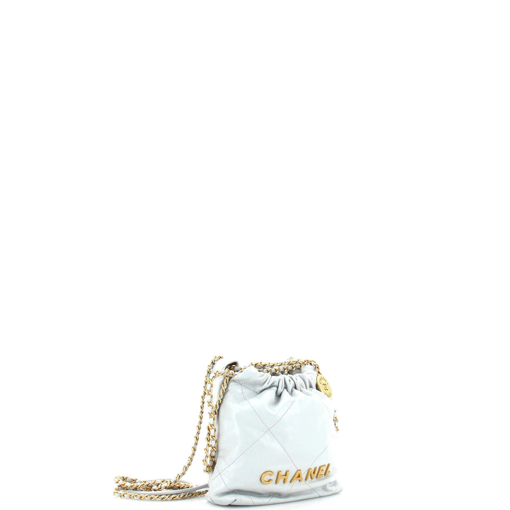 22 Chain Hobo Quilted Calfskin Mini