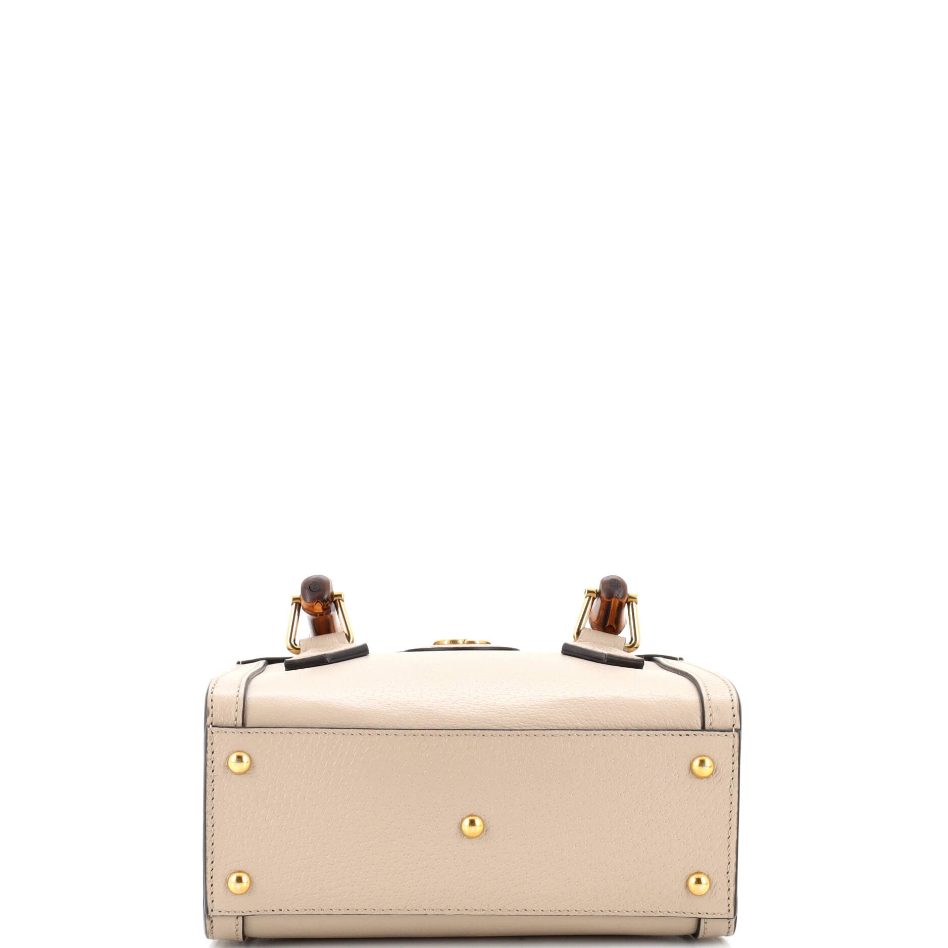 Diana NM Bamboo Handle Tote Leather Mini