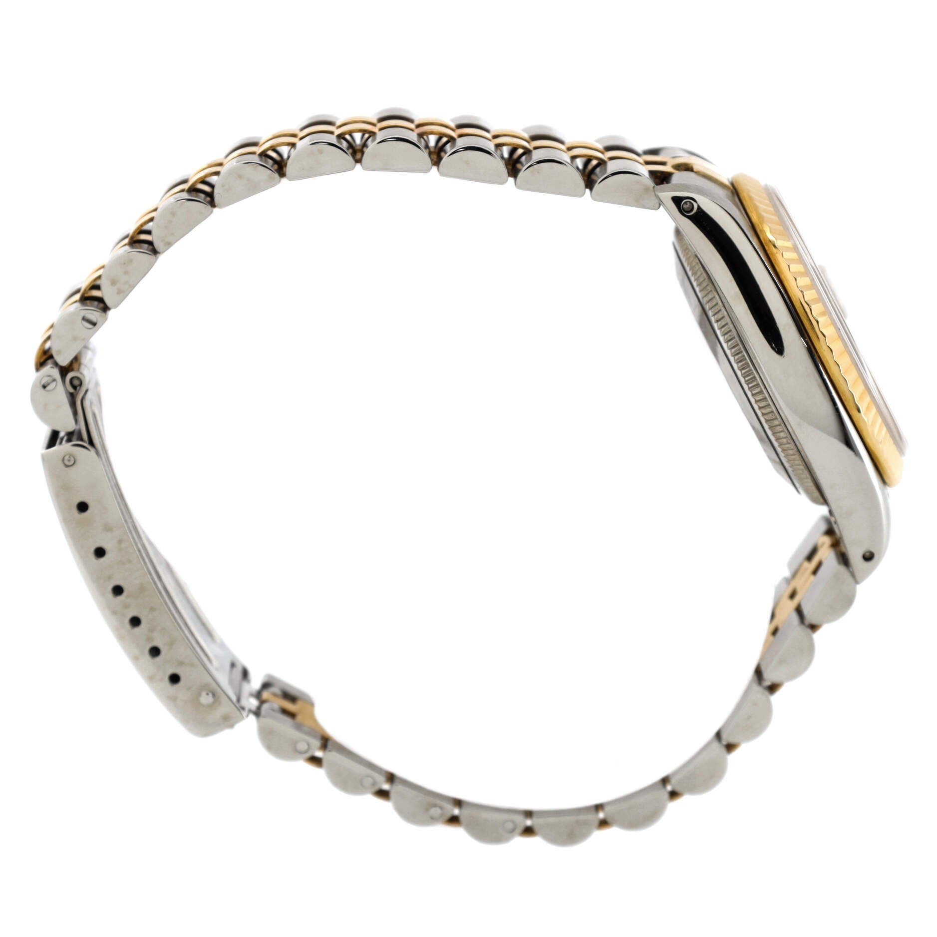 Oyster Perpetual Datejust Automatic Watch Stainless Steel and Yellow Gold with Diamond Markers 31