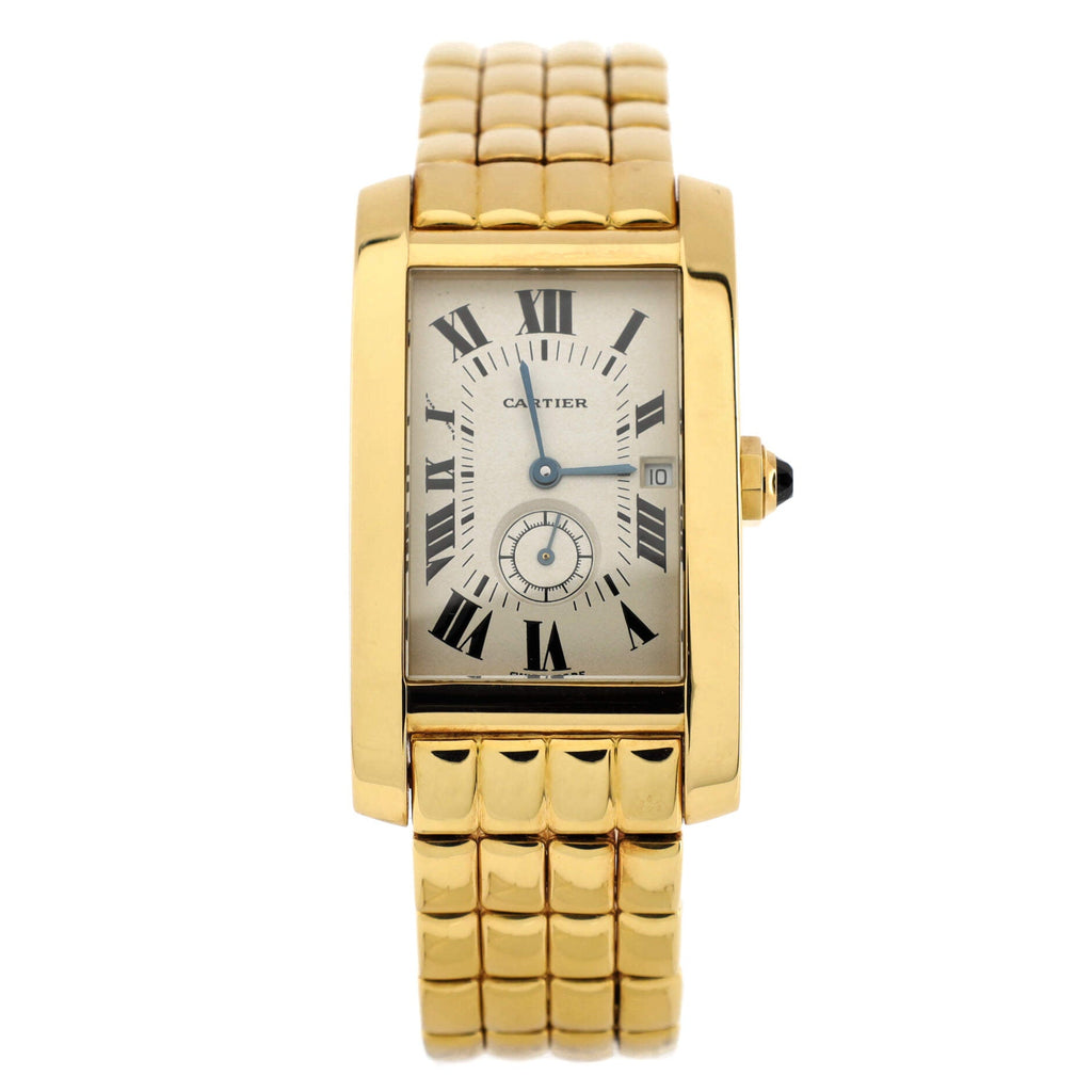 Tank Americaine Quartz Watch Yellow Gold 23