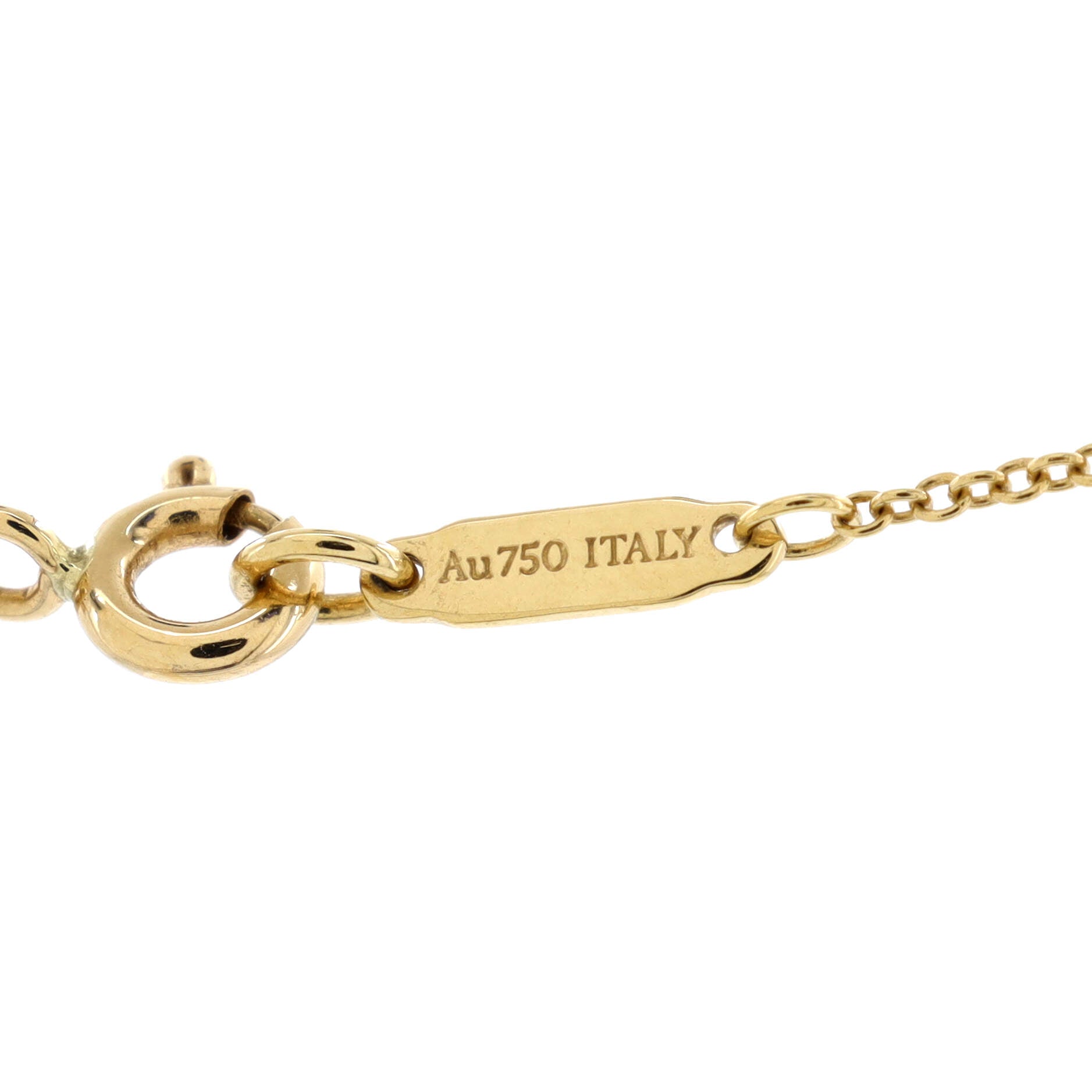 1837 Circle Pendant Necklace 18K Yellow Gold with Diamond