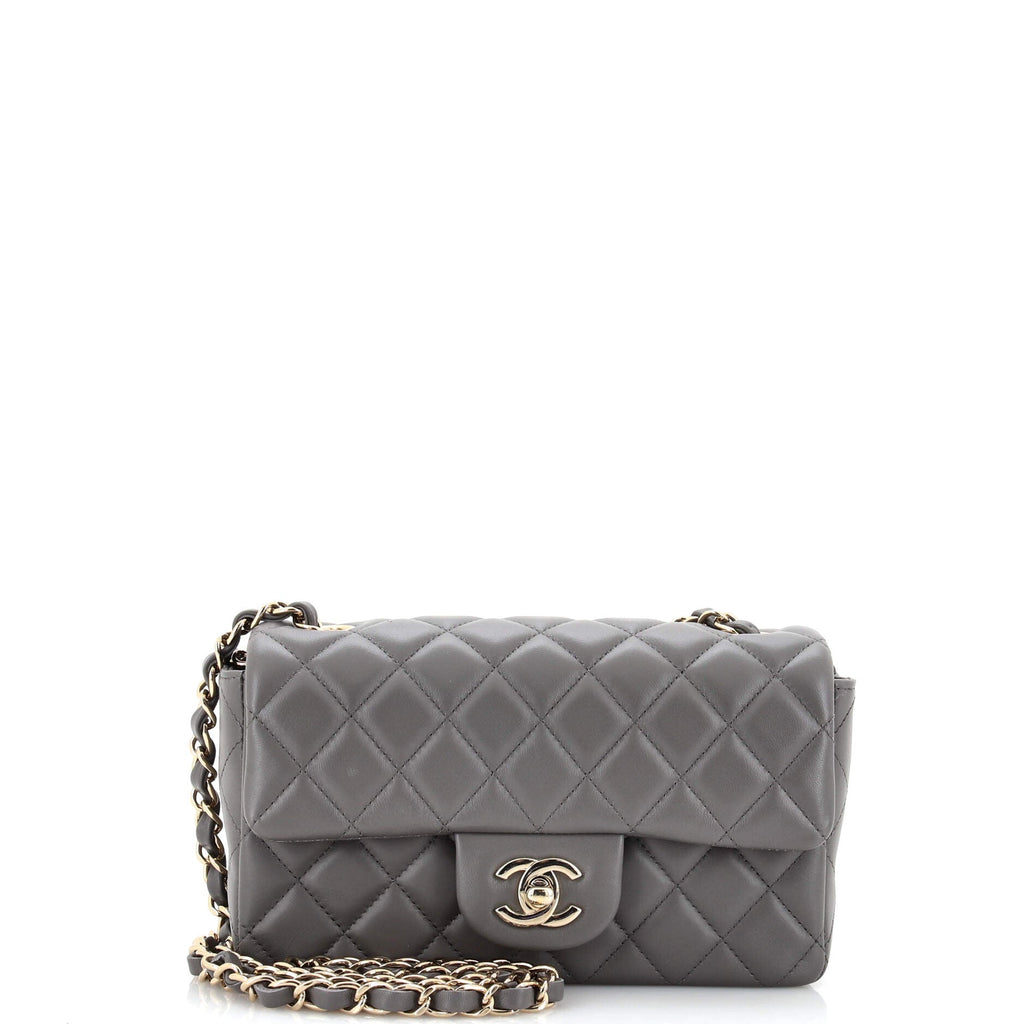 Classic Single Flap Bag Quilted Lambskin Mini