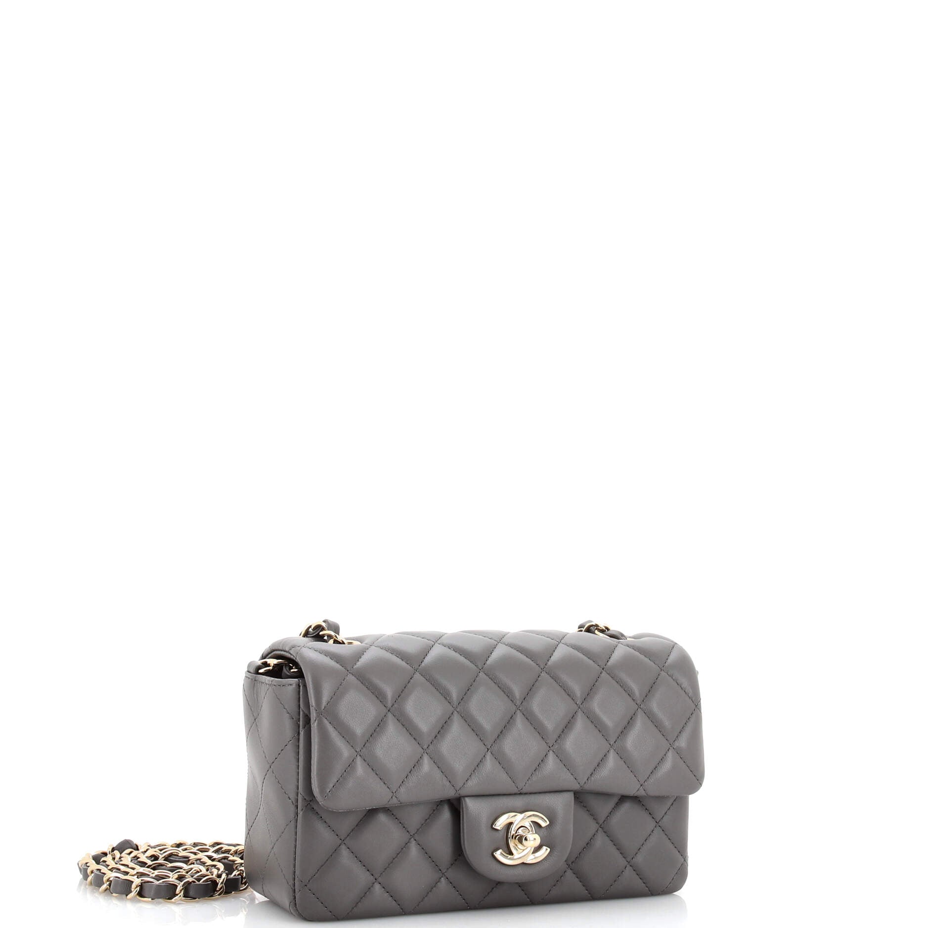 Classic Single Flap Bag Quilted Lambskin Mini