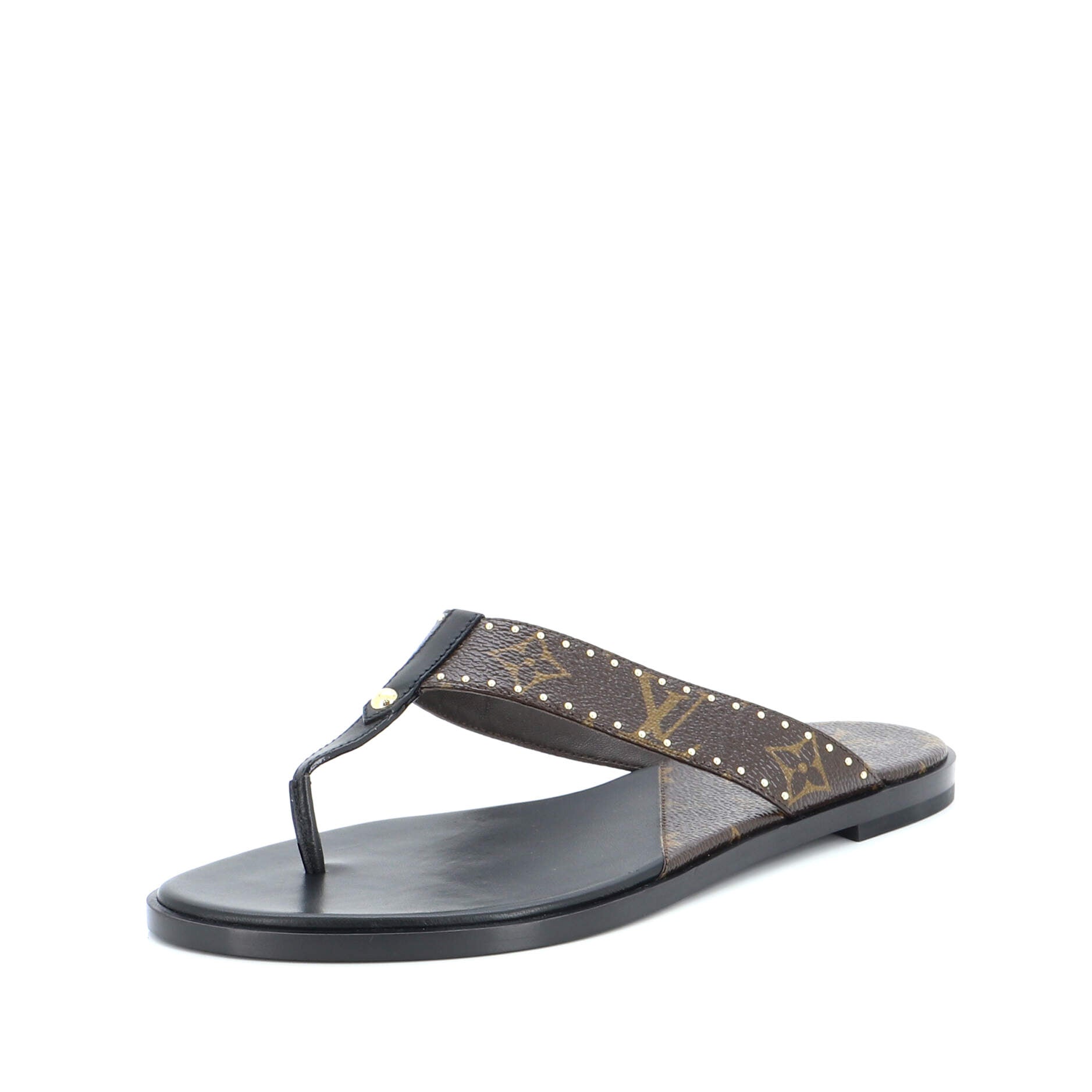 Women's Sunny Flat Thong Sandals Monogram Canvas