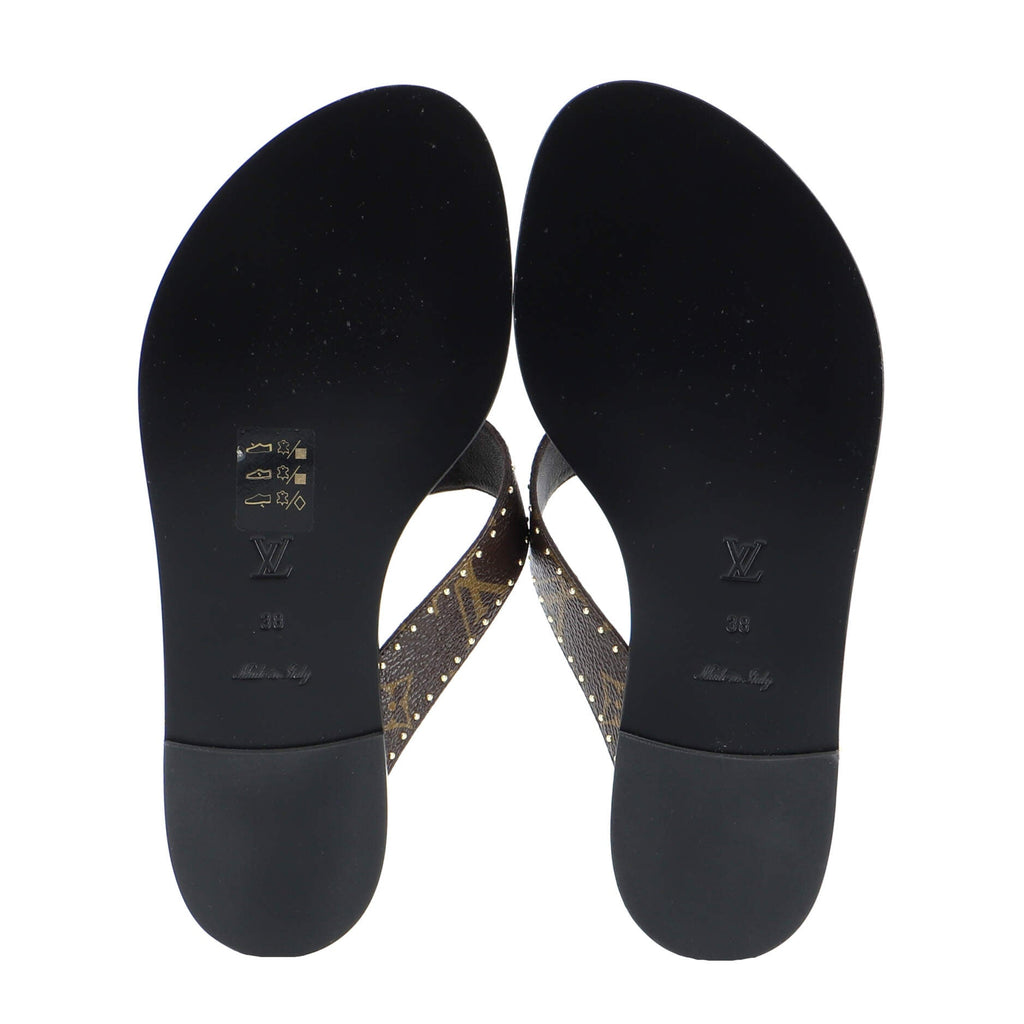 Women's Sunny Flat Thong Sandals Monogram Canvas