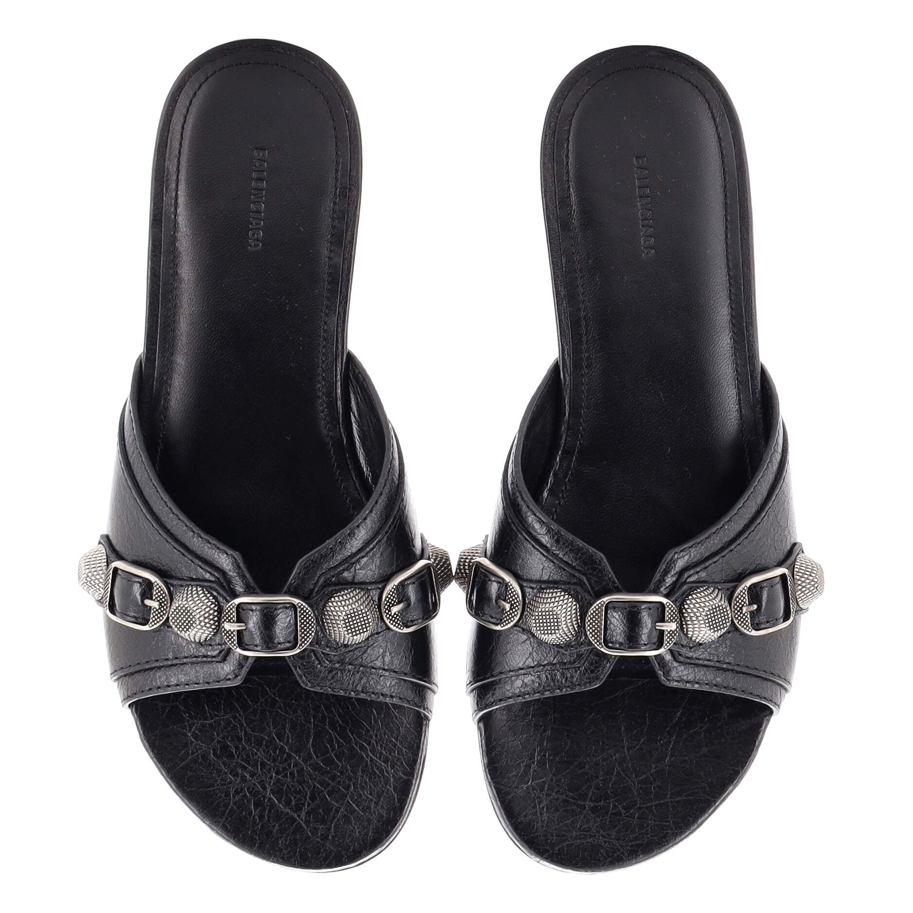 Women's Cagole Flat Sandals Leather