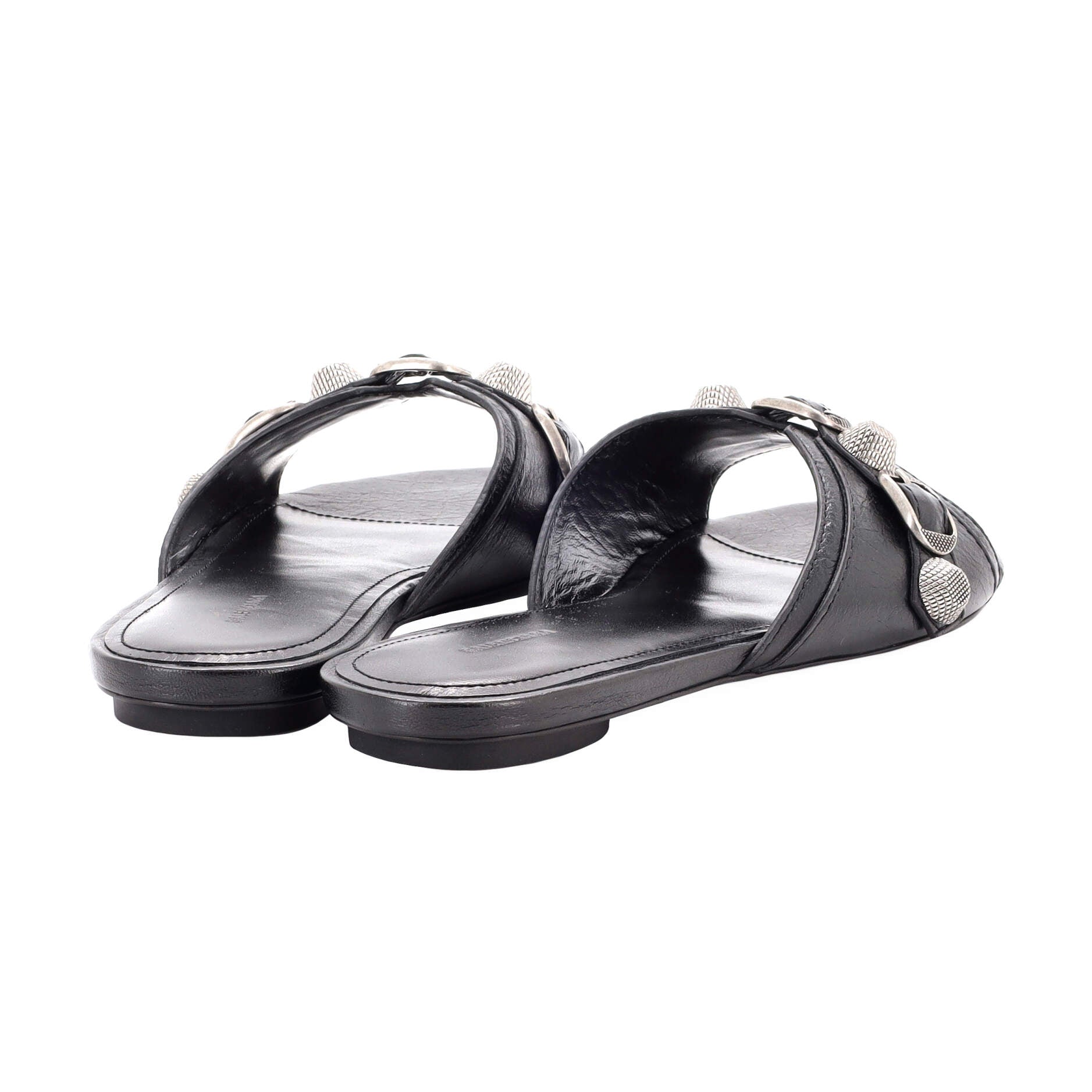 Women's Cagole Flat Sandals Leather