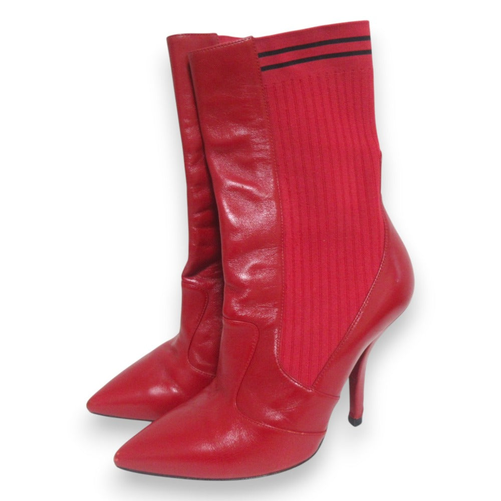 Fendi Rococo Sock Boots Mid Boots