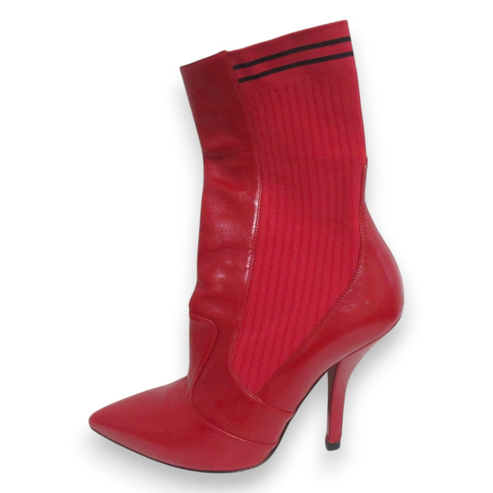 Fendi Rococo Sock Boots Mid Boots