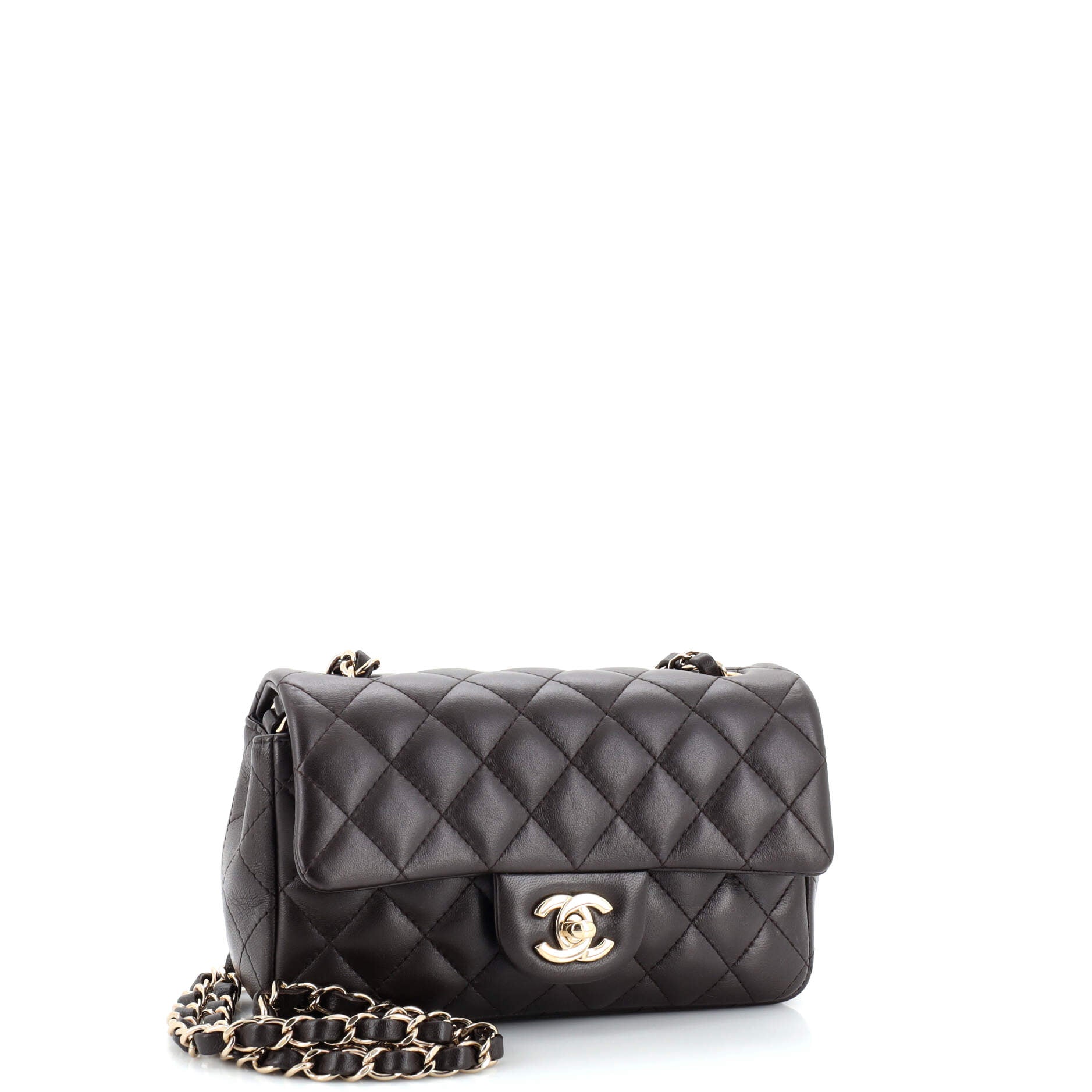 Classic Single Flap Bag Quilted Lambskin Mini