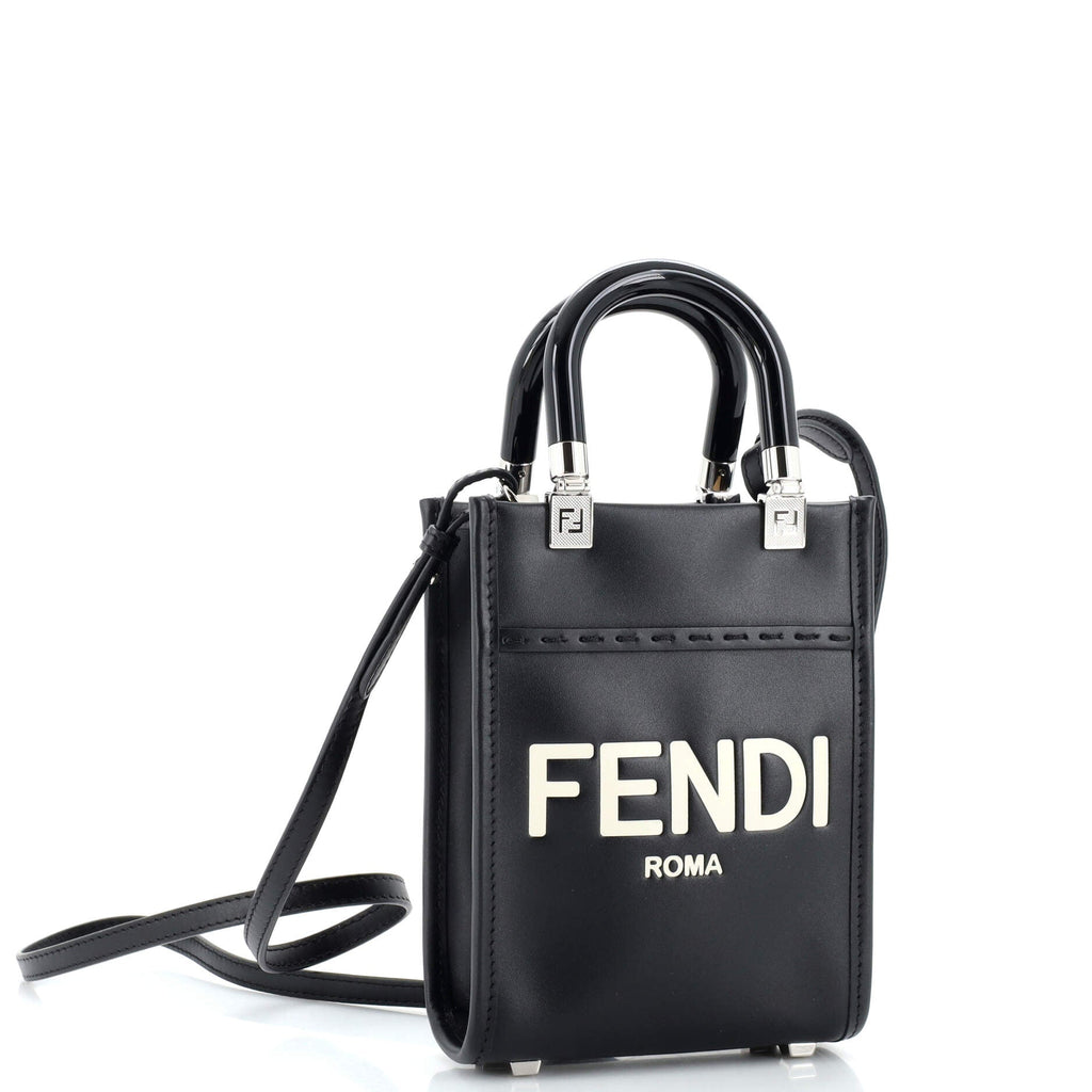Sunshine Shopper Tote Leather Mini