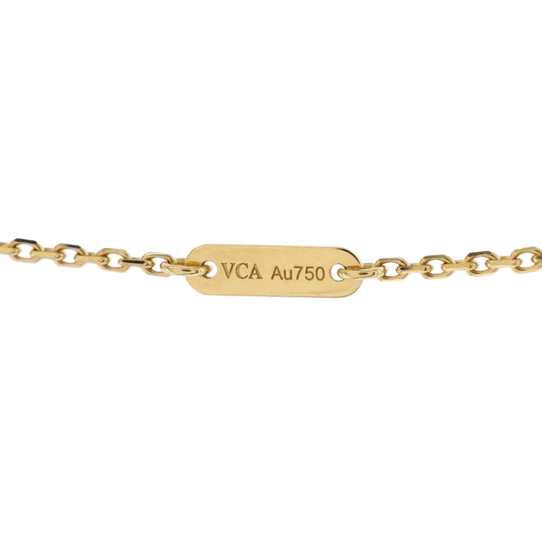 Frivole Pendant Necklace 18K Yellow Gold and Diamond Mini