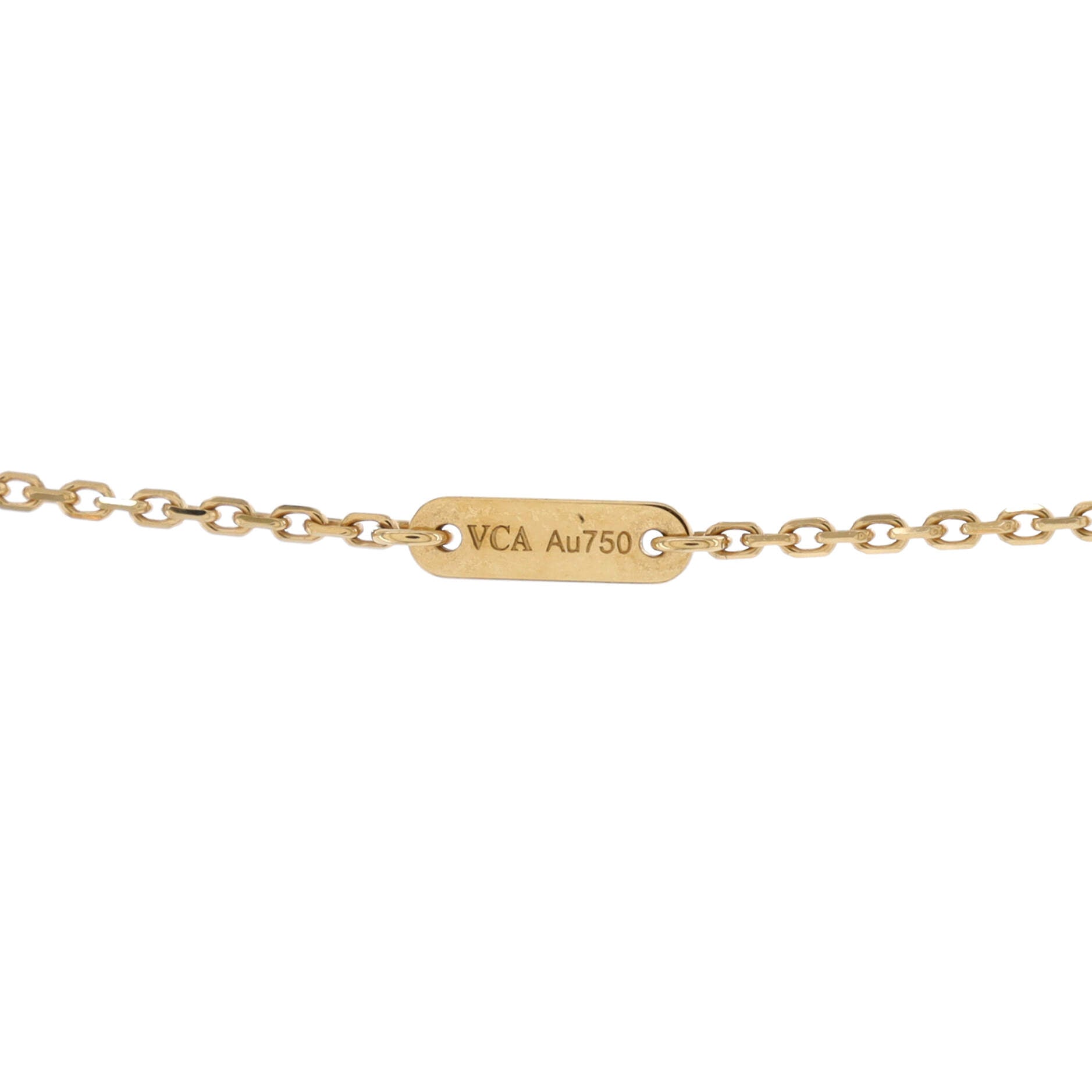 Frivole Pendant Necklace 18K Yellow Gold and Diamond Mini