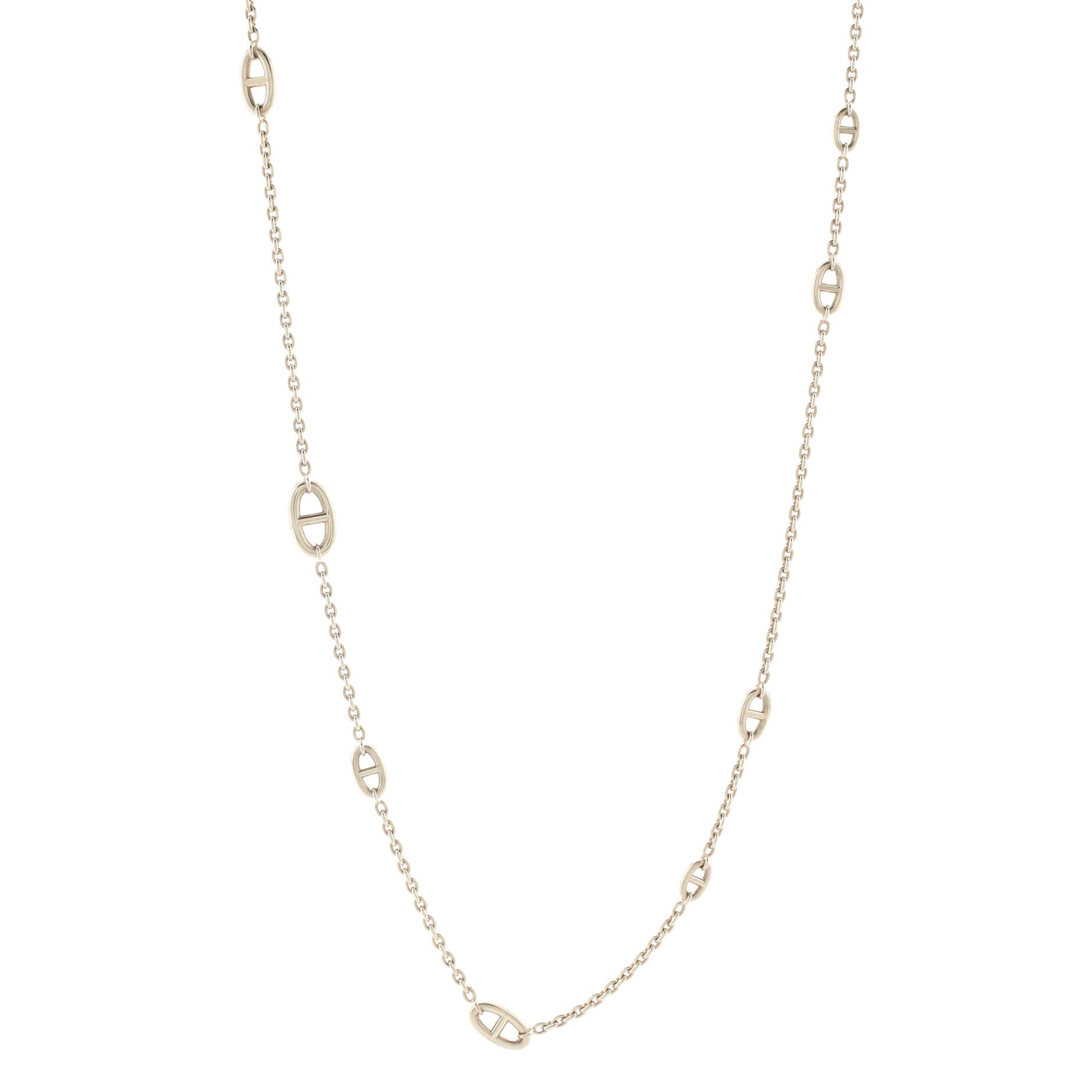 Farandole Long Necklace Sterling Silver 120