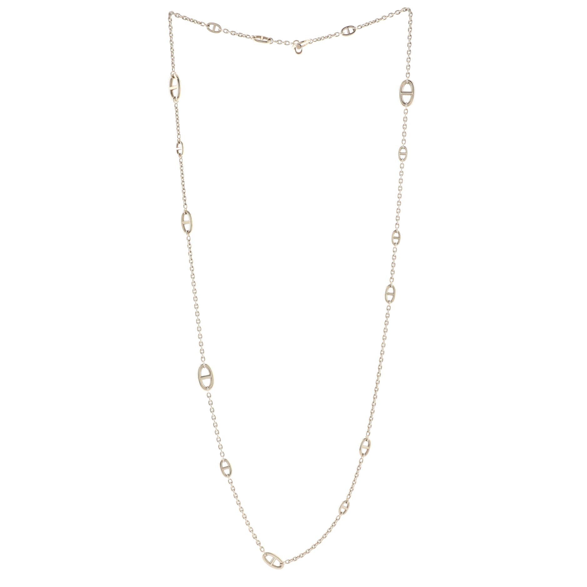 Farandole Long Necklace Sterling Silver 120