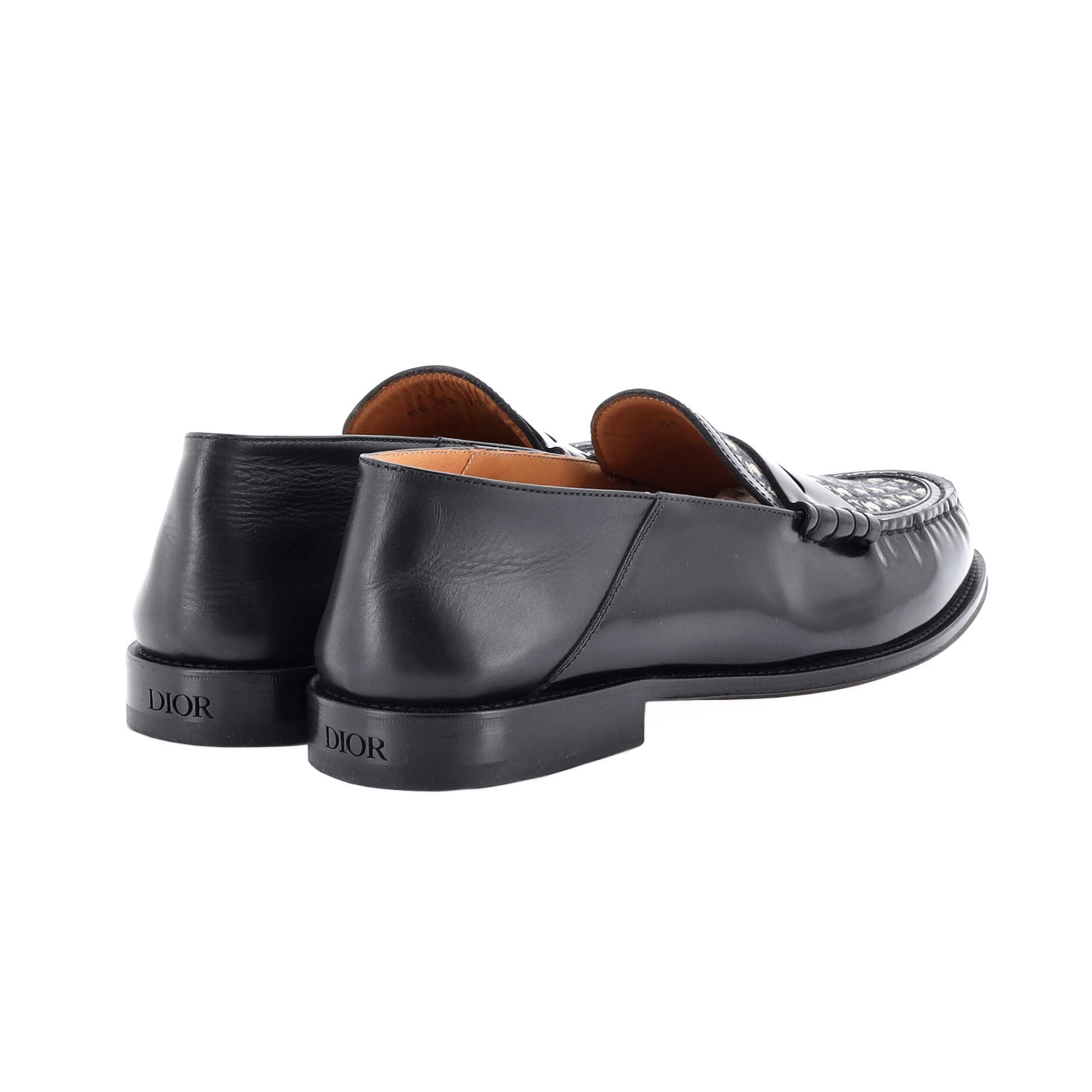 Women's Blake Loafers Leather with Oblique Canvas