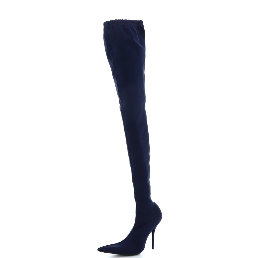 Women's Knife Thigh High Boots Technical Fabric