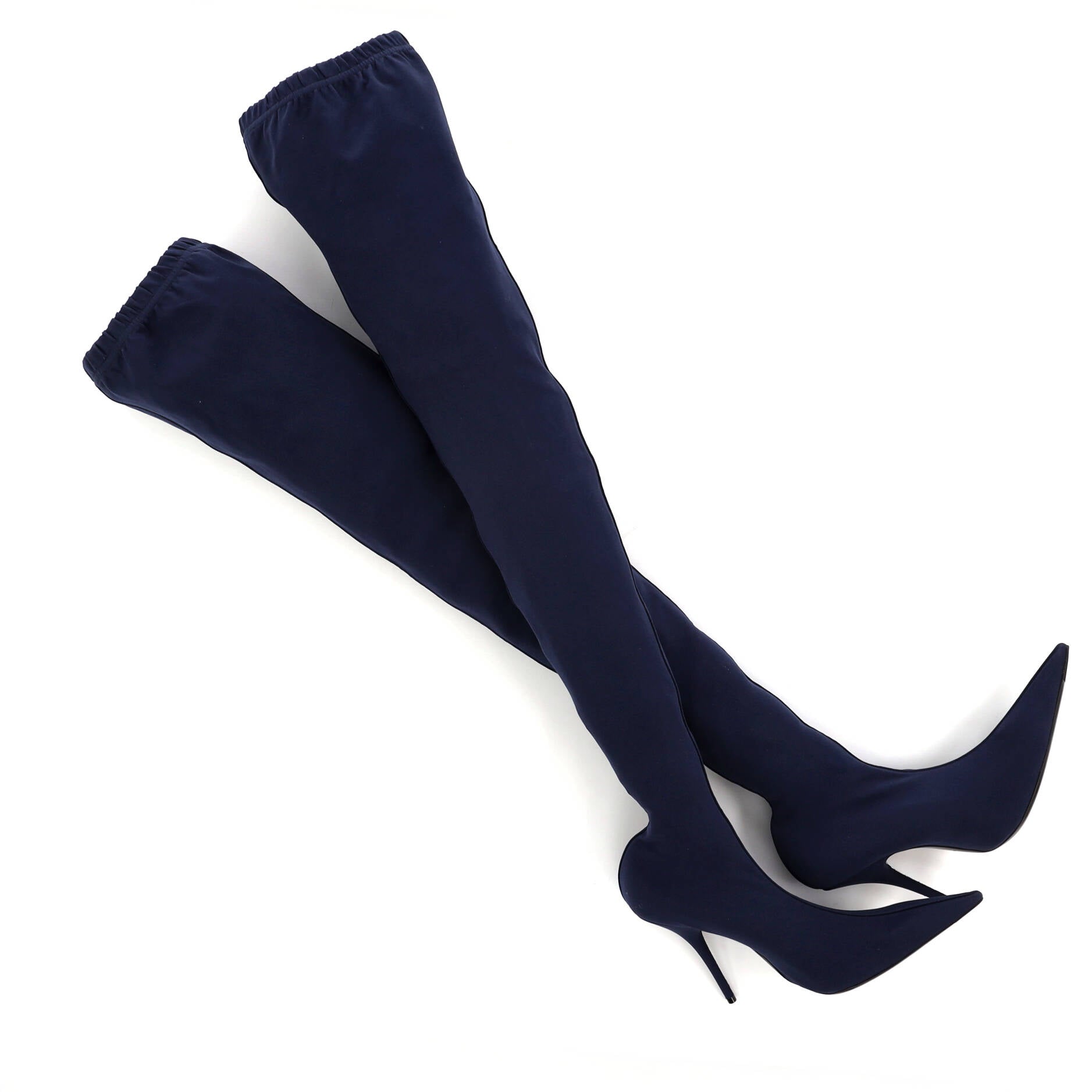 Women's Knife Thigh High Boots Technical Fabric