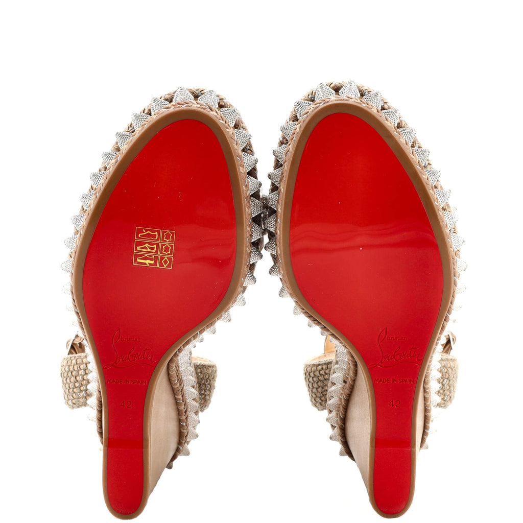 Women's Lata Wedge Sandals Spiked Leather 110