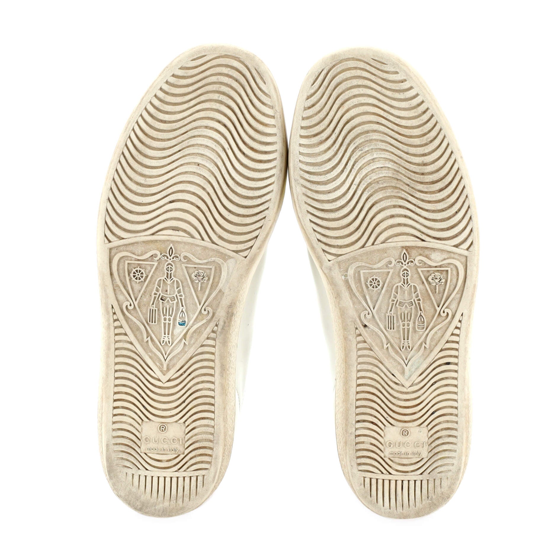 Interlocking G Ace Sneakers Perforated Leather