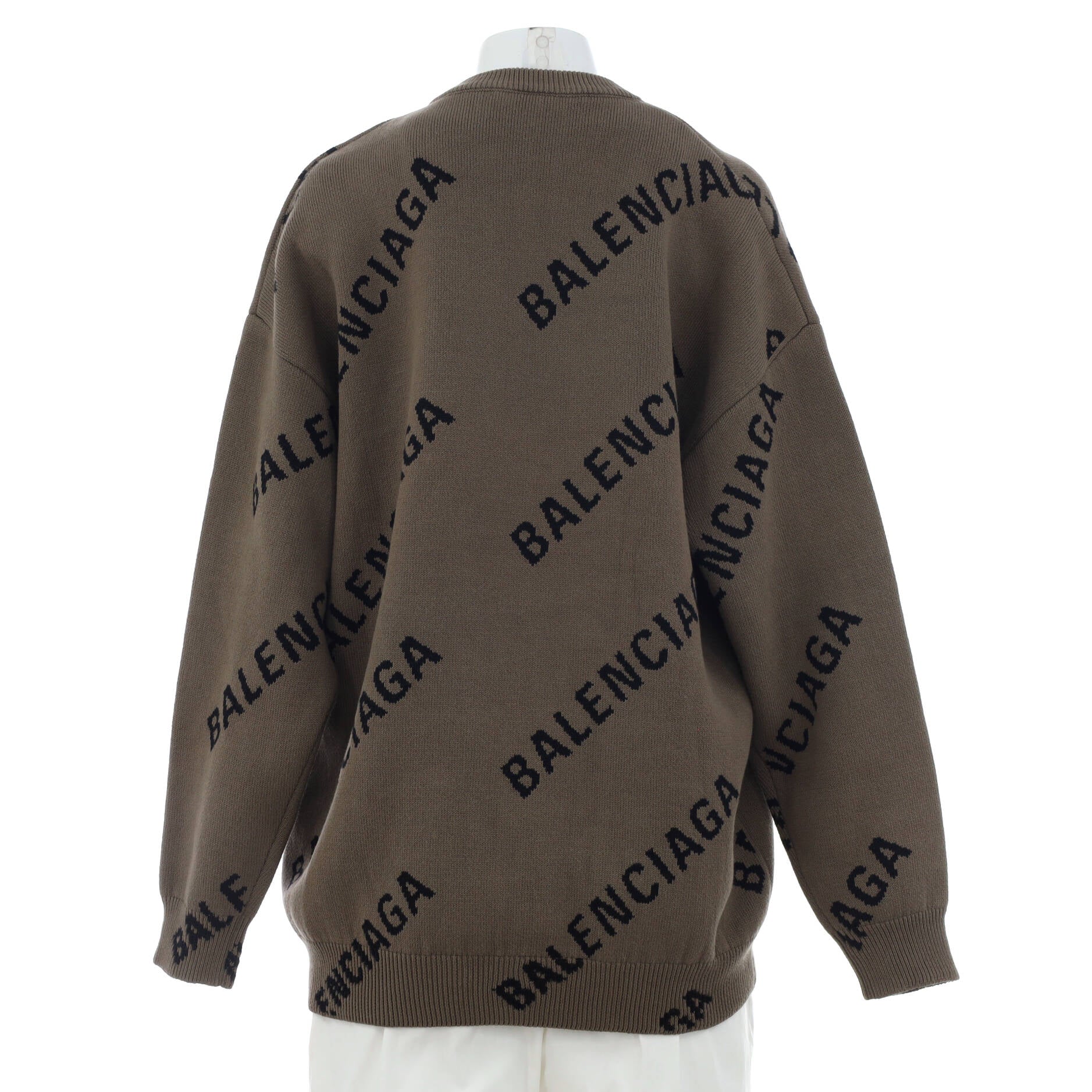All Over Logo Sweater Cotton Blend