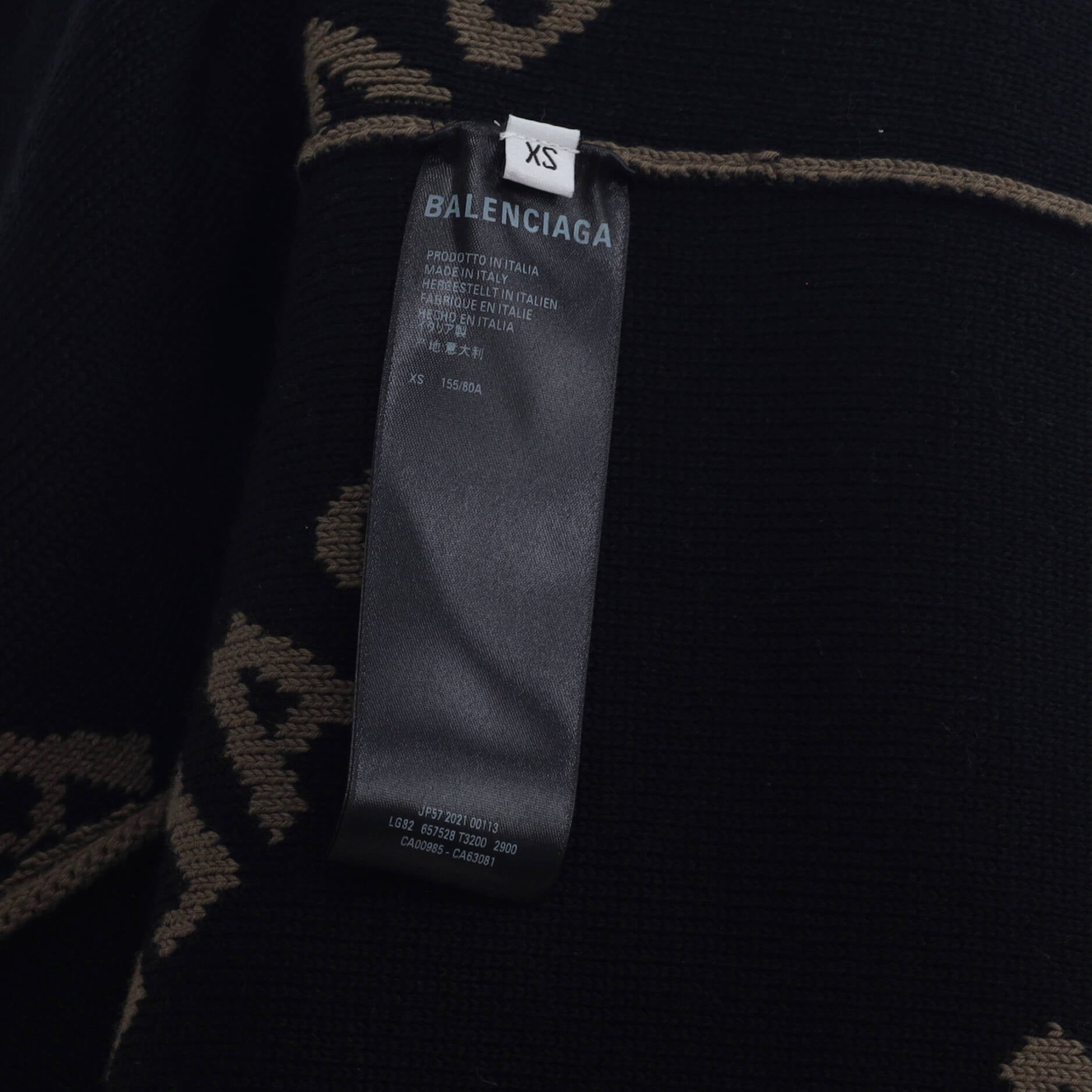 All Over Logo Sweater Cotton Blend