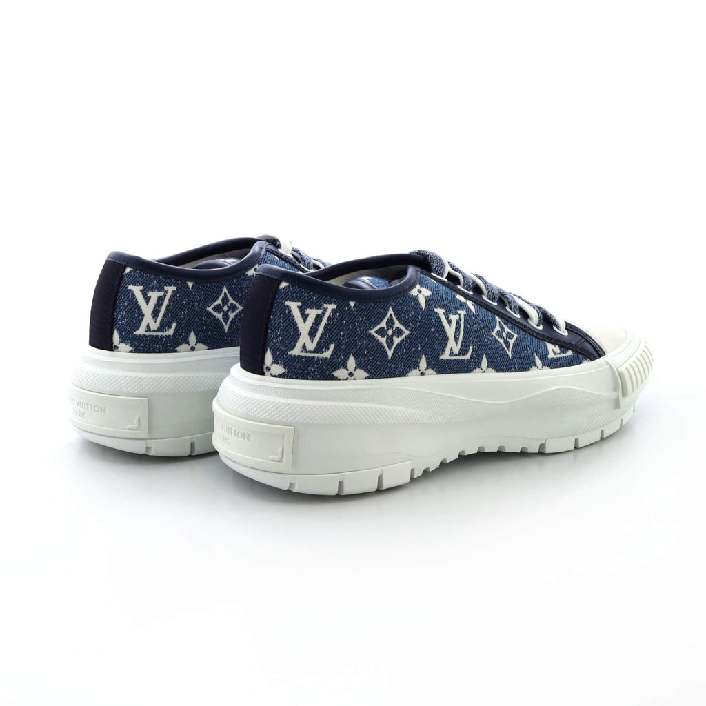 Women's LV Squad Sneakers Monogram Denim Canvas