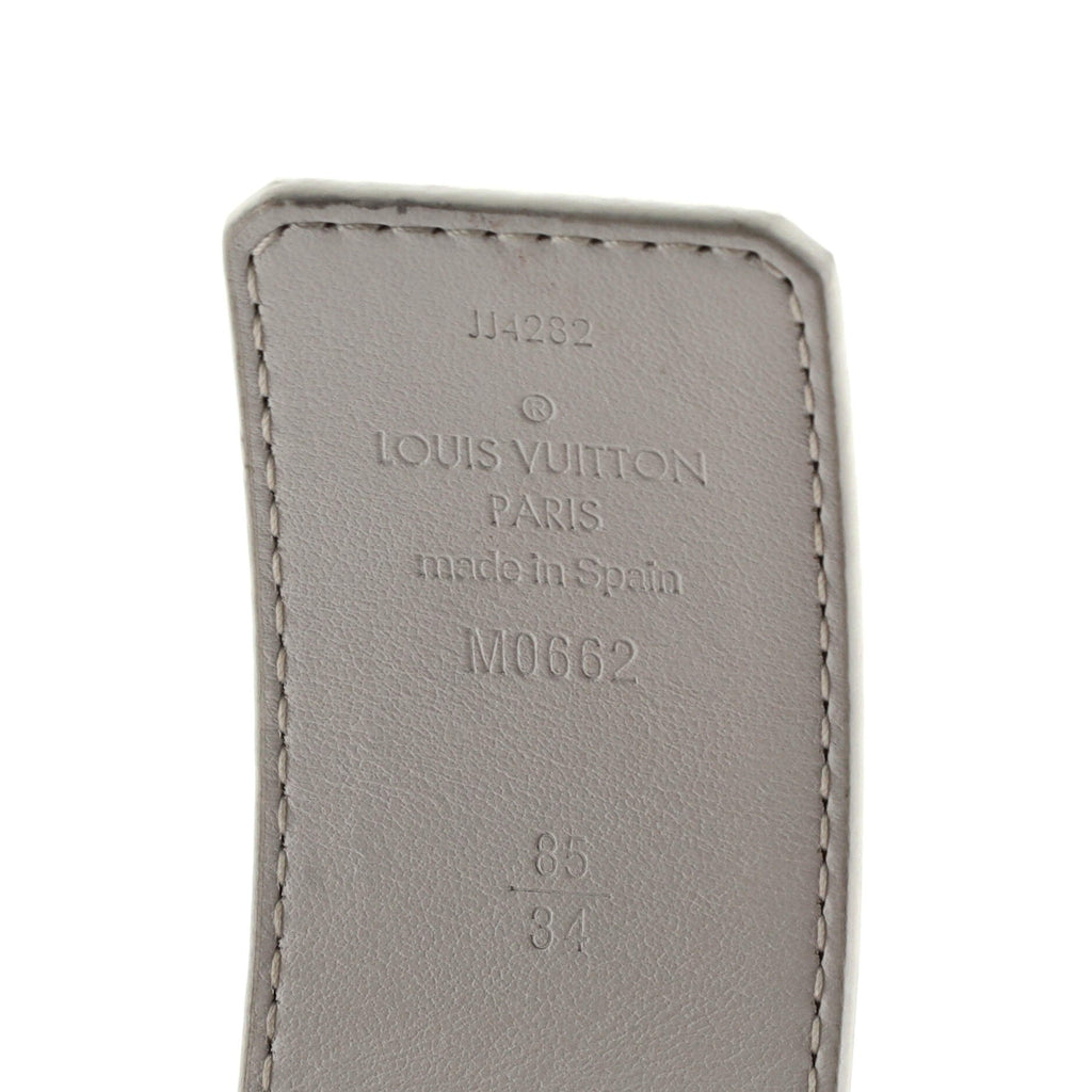 LV Initiales Reversible Belt Limited Edition Monogram Comic Canvas and Leather Wide 85