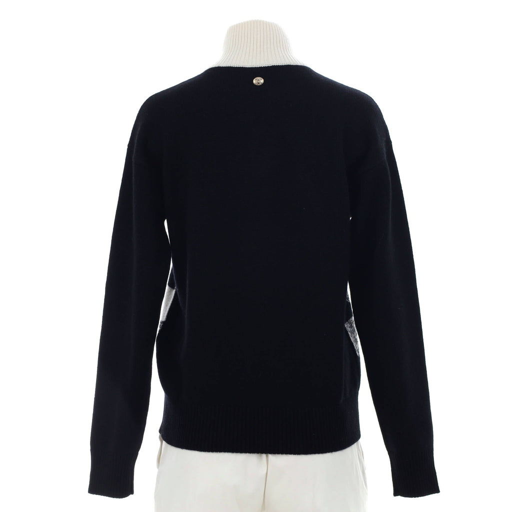 Women's CC Colorblock Quarter Zip Sweater Cashmere
