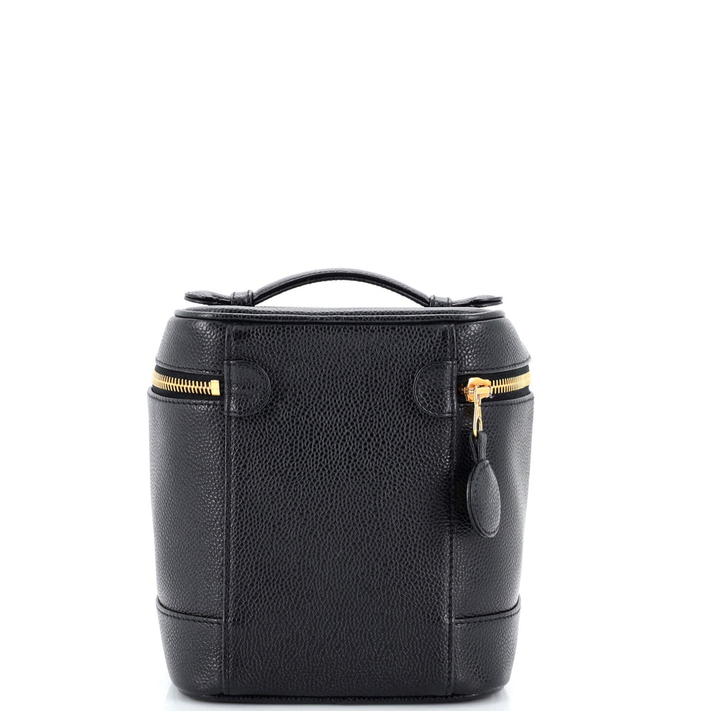Vintage Timeless Cosmetic Case Caviar Tall