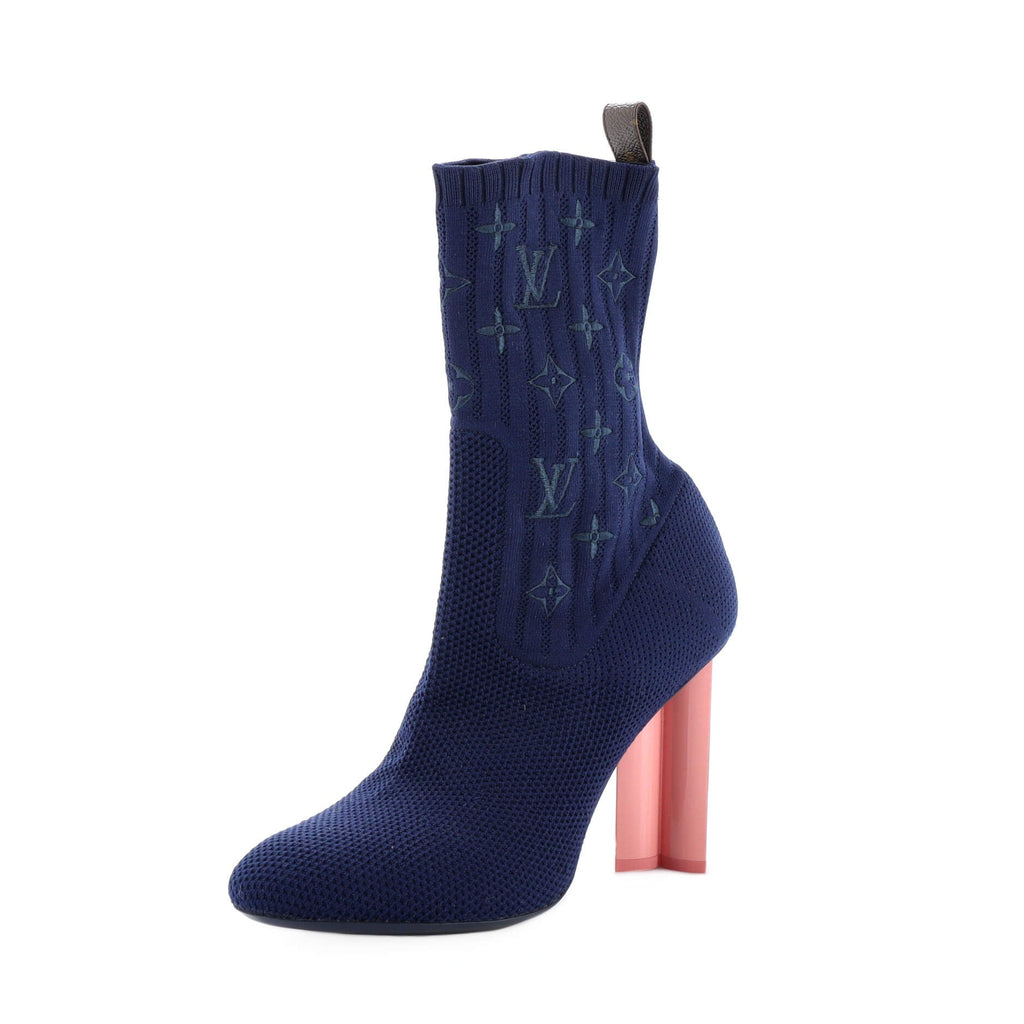 Women's Silhouette Ankle Boots Stretch Fabric