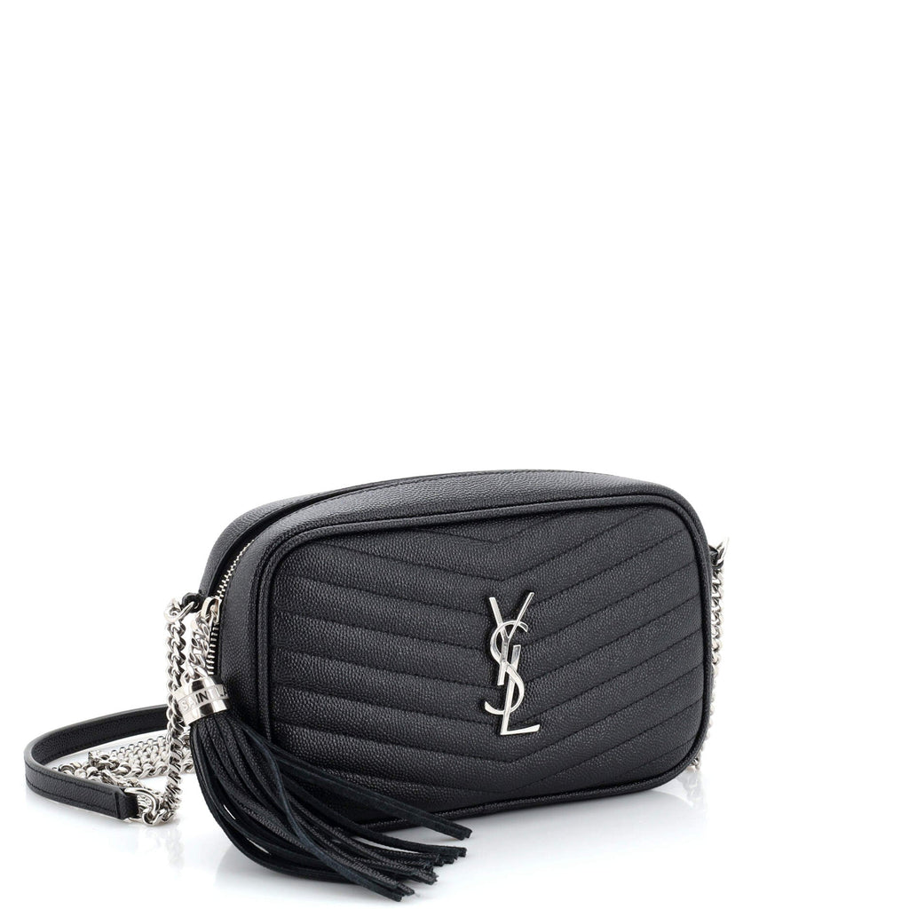 Lou Camera Bag Matelasse Chevron Leather Mini