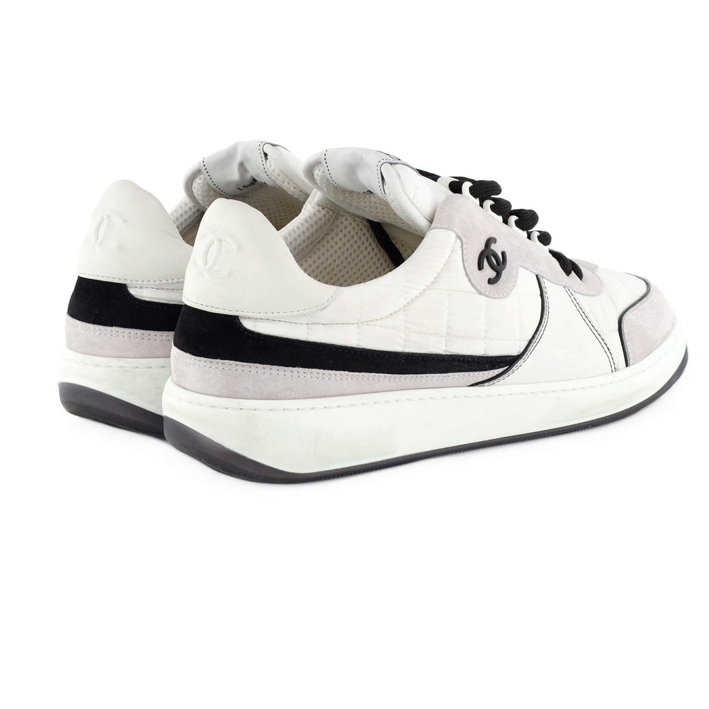 Men's CC Low-Top Sneakers Cashmere and Suede
