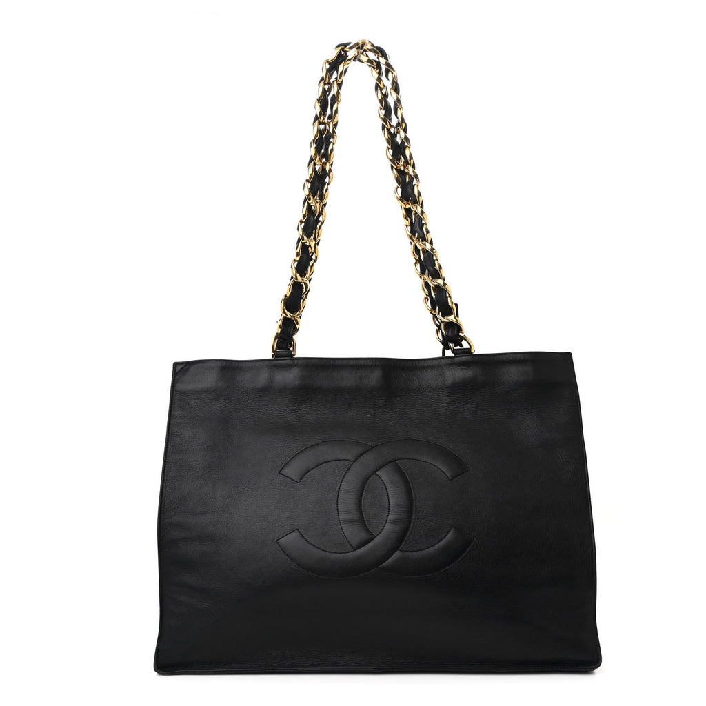 Lambskin CC Tote Black