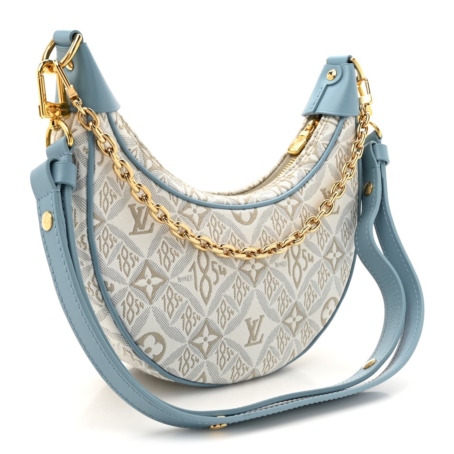 Jacquard Since 1854 Loop White Blue