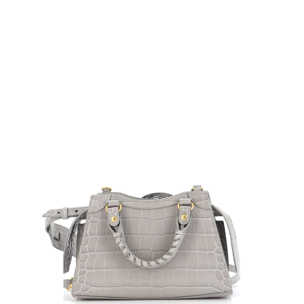 Neo Classic City Bag Crocodile Embossed Leather Mini