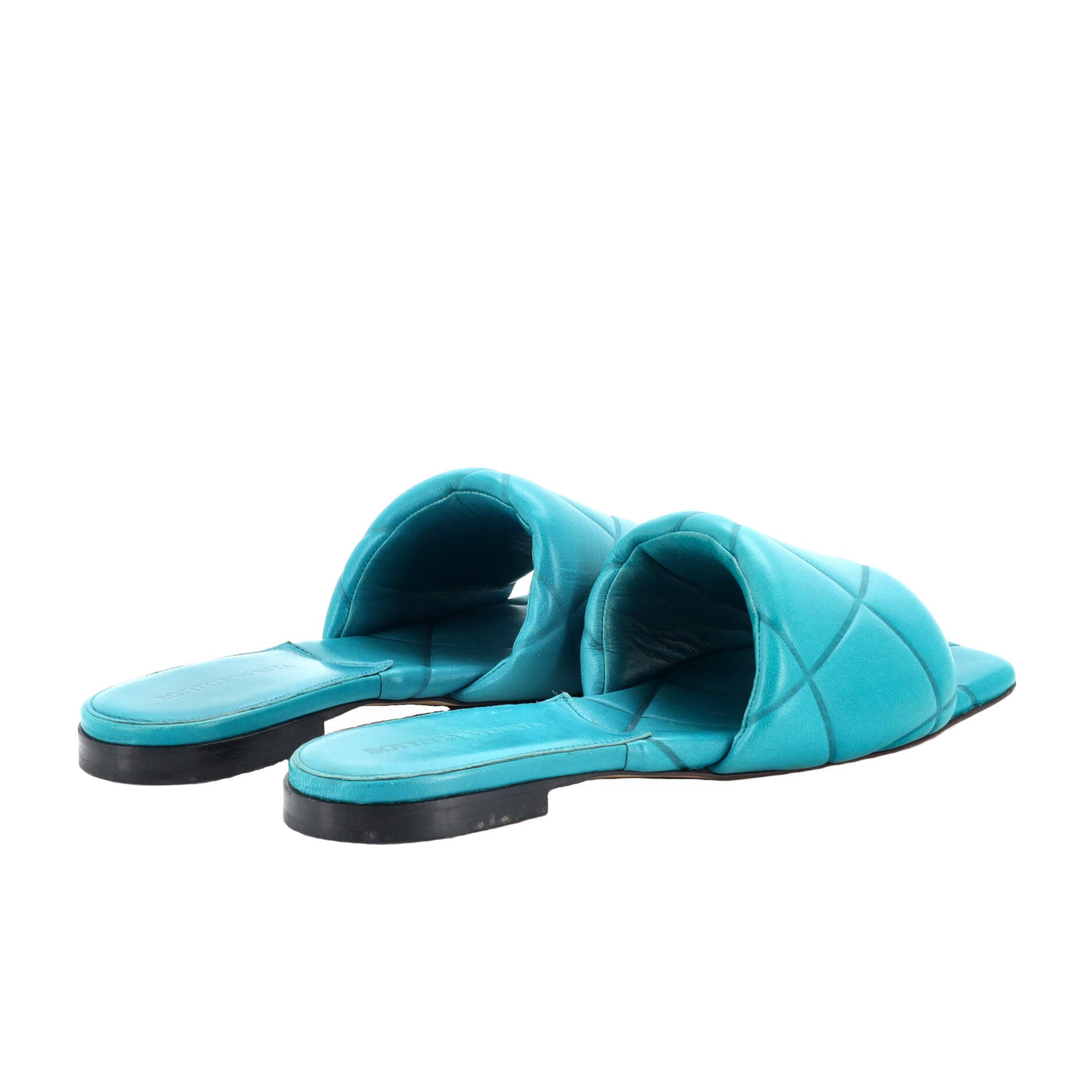 Women's Lido Flat Sandals Maxi Intrecciato Leather