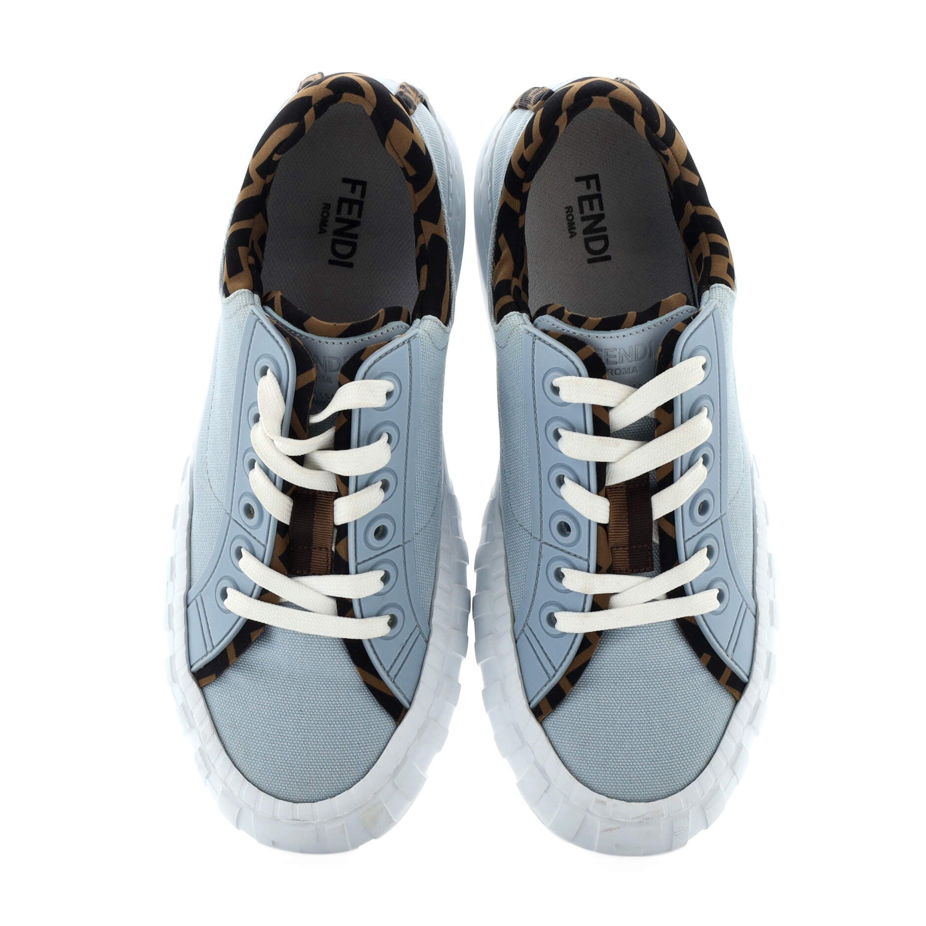 Women's Force Low-Top Sneakers Canvas with Zucca Canvas
