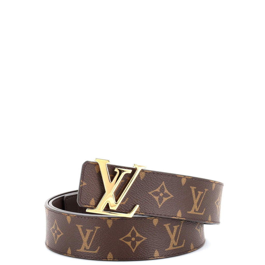 LV Initiales Reversible Belt Monogram Canvas and Leather Wide 110