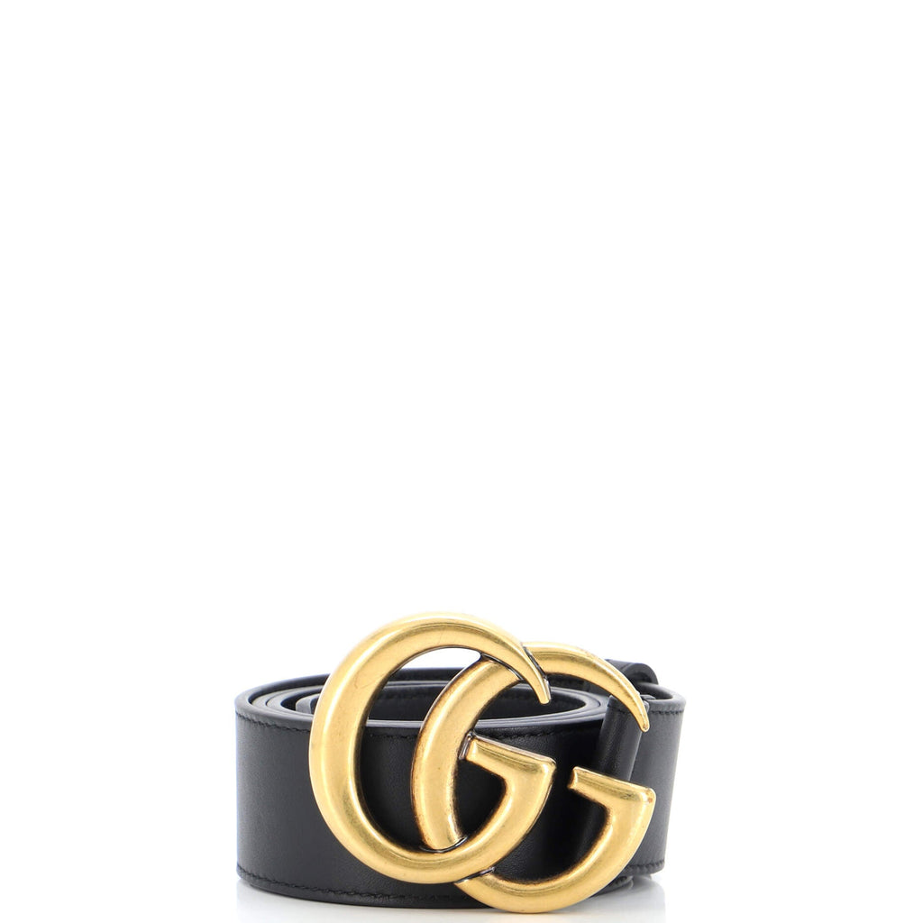 GG Marmont Belt Leather Wide 80